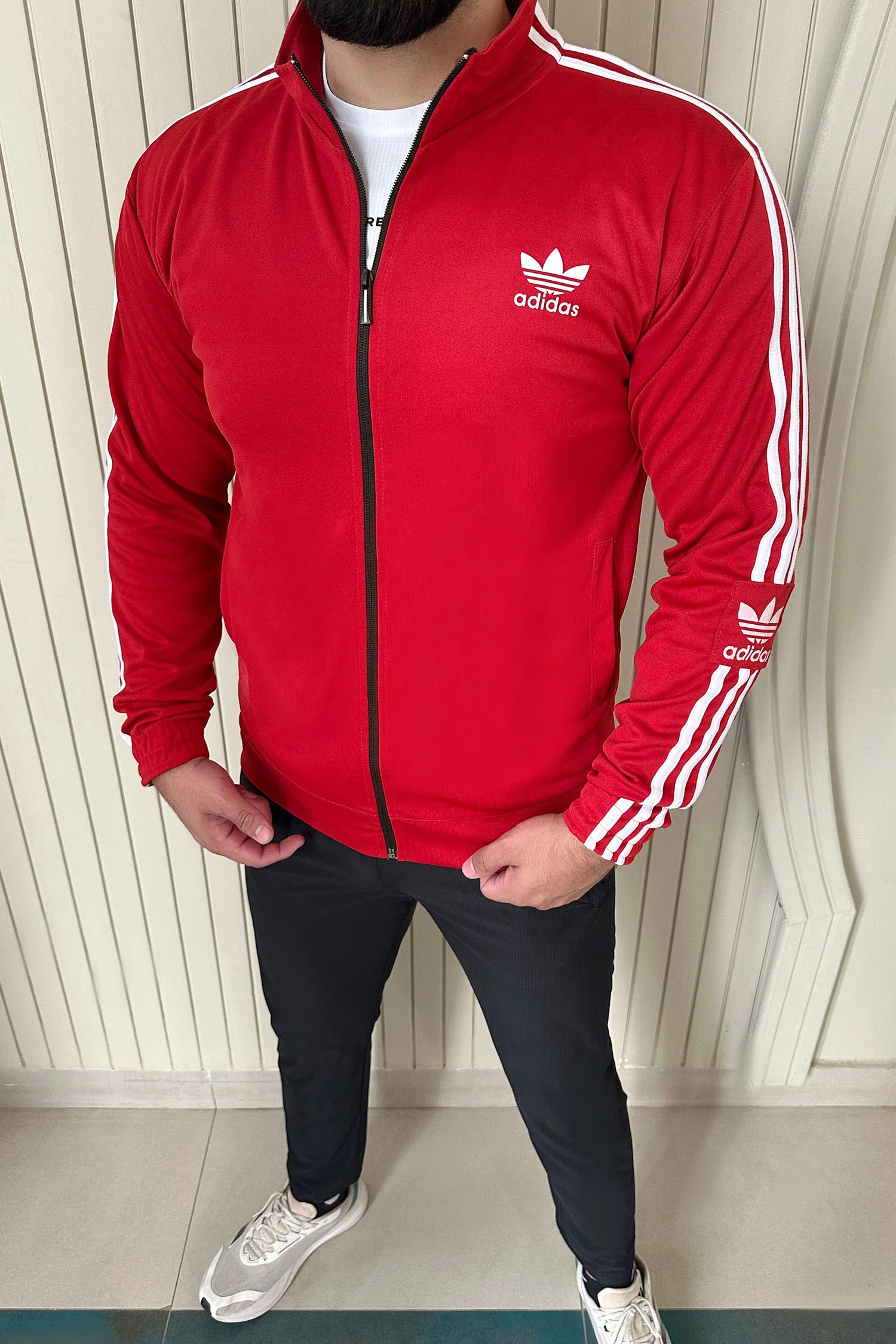 Adds 3-Stripes Signature Men Zipper Upper - Image 6