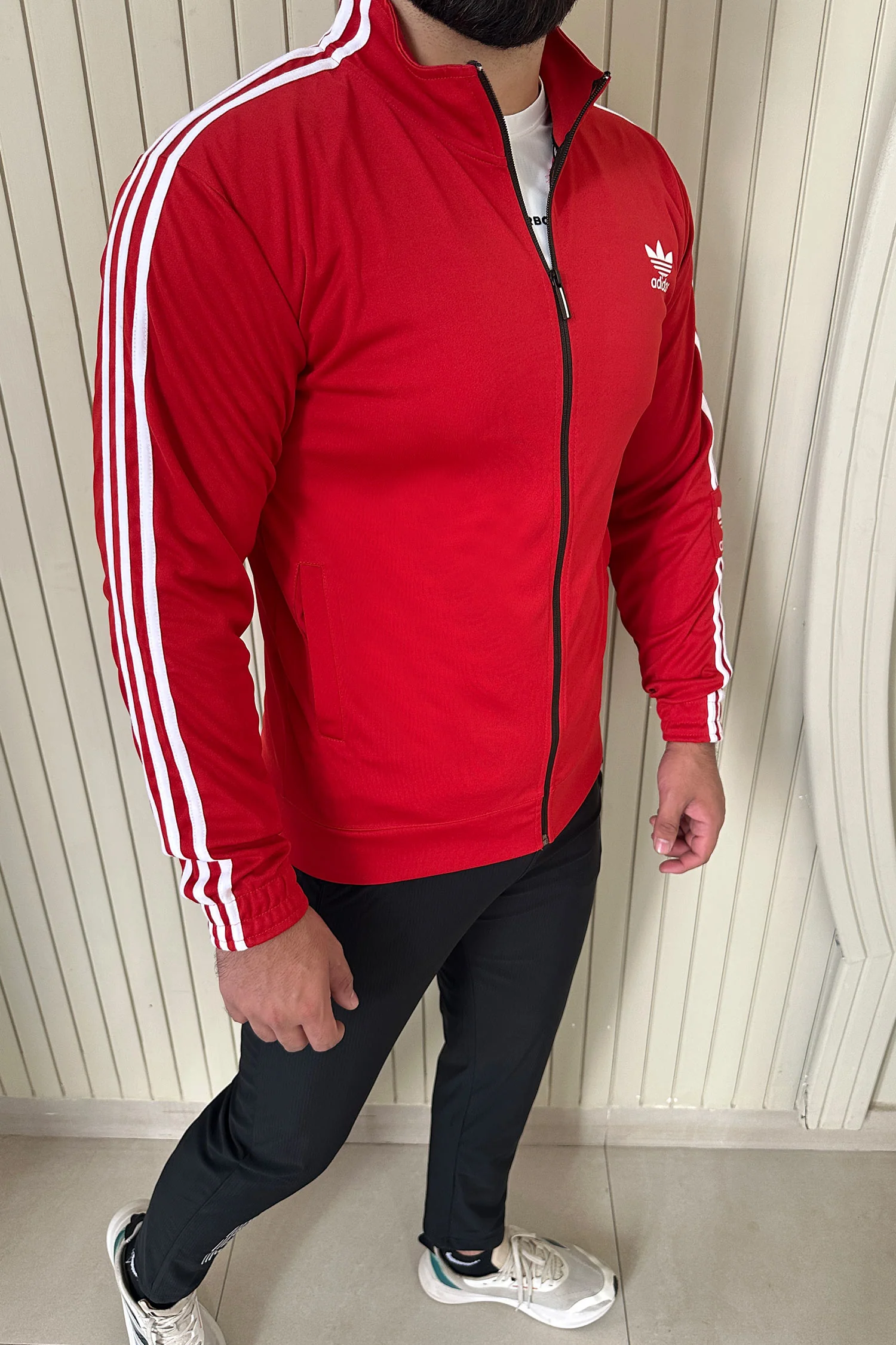 Adds 3-Stripes Signature Men Zipper Upper - Image 8
