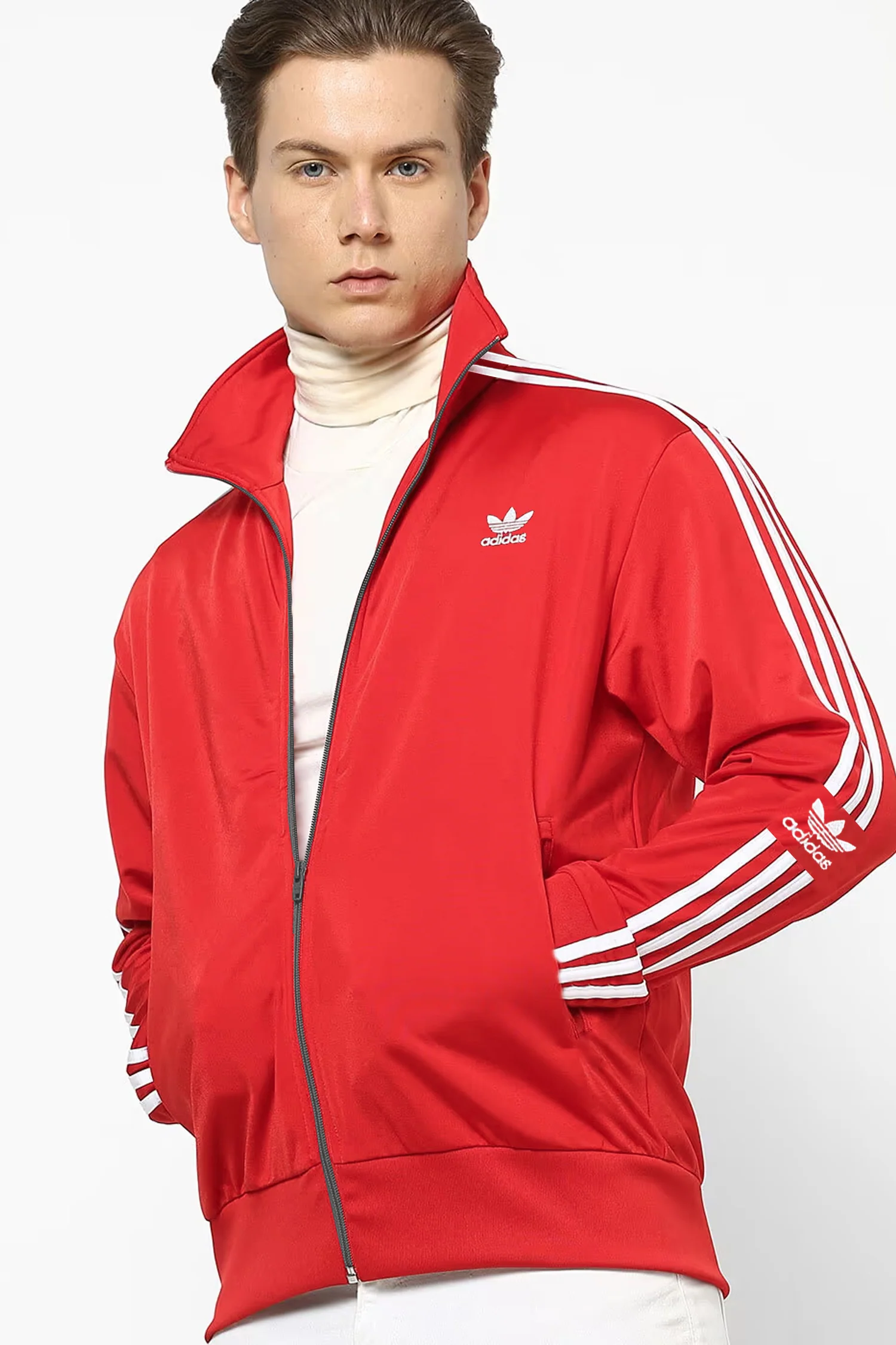 Adds 3-Stripes Signature Men Zipper Upper - Image 4