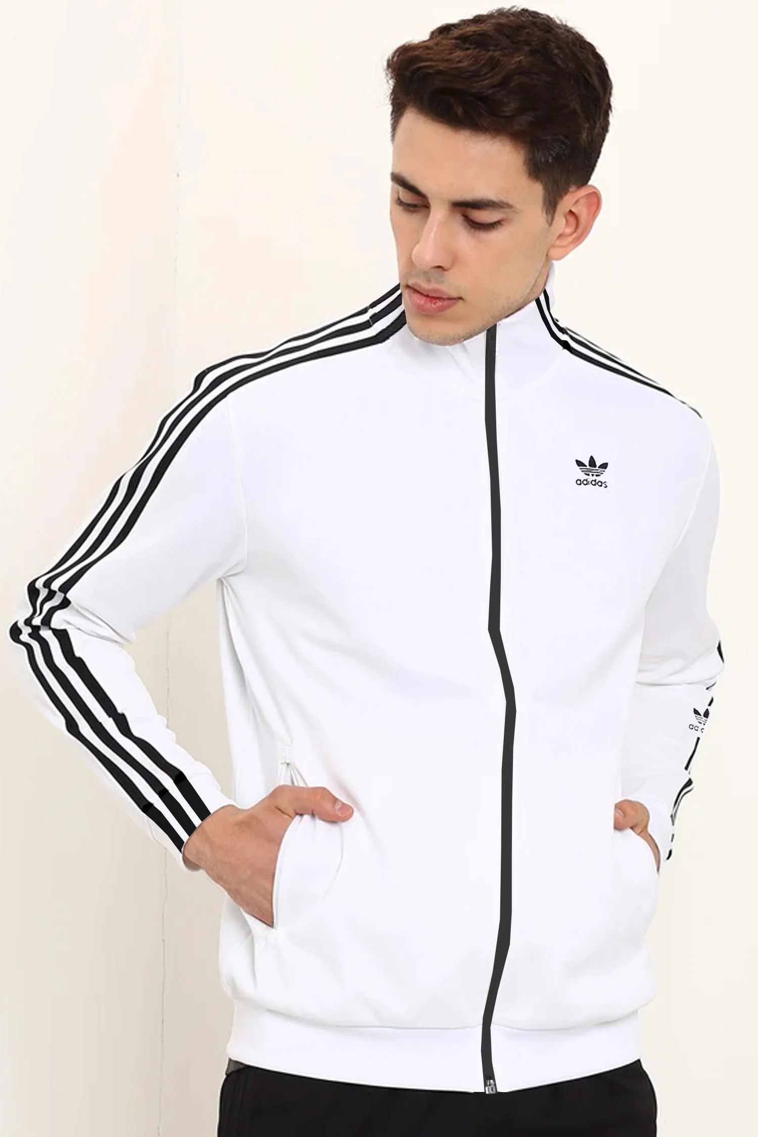 Adds 3-Stripes Signature Men Zipper Upper - Image 7