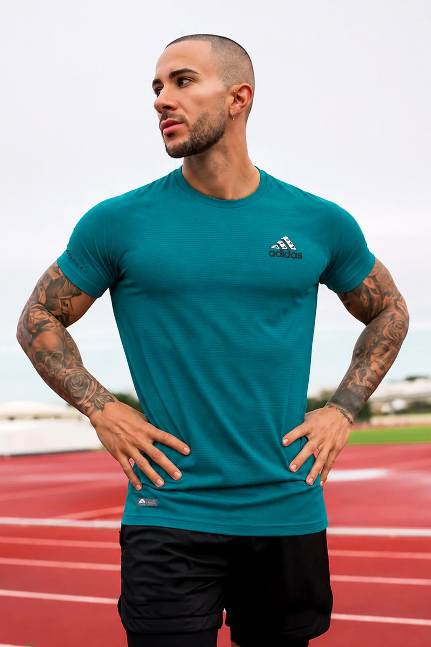Adds Aero-Ready Training Imp Dry-Fit Tee In Zink