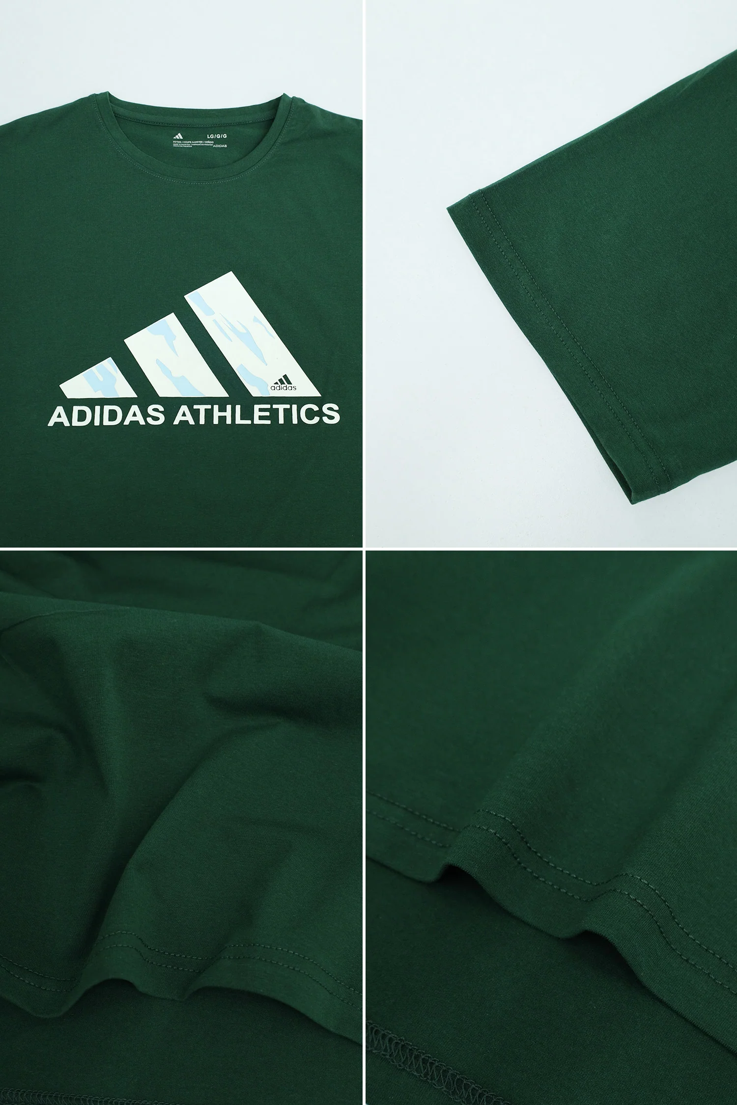 Adds Athletics Sport Arrival Round Neck Men's Tee In Green - Image 3