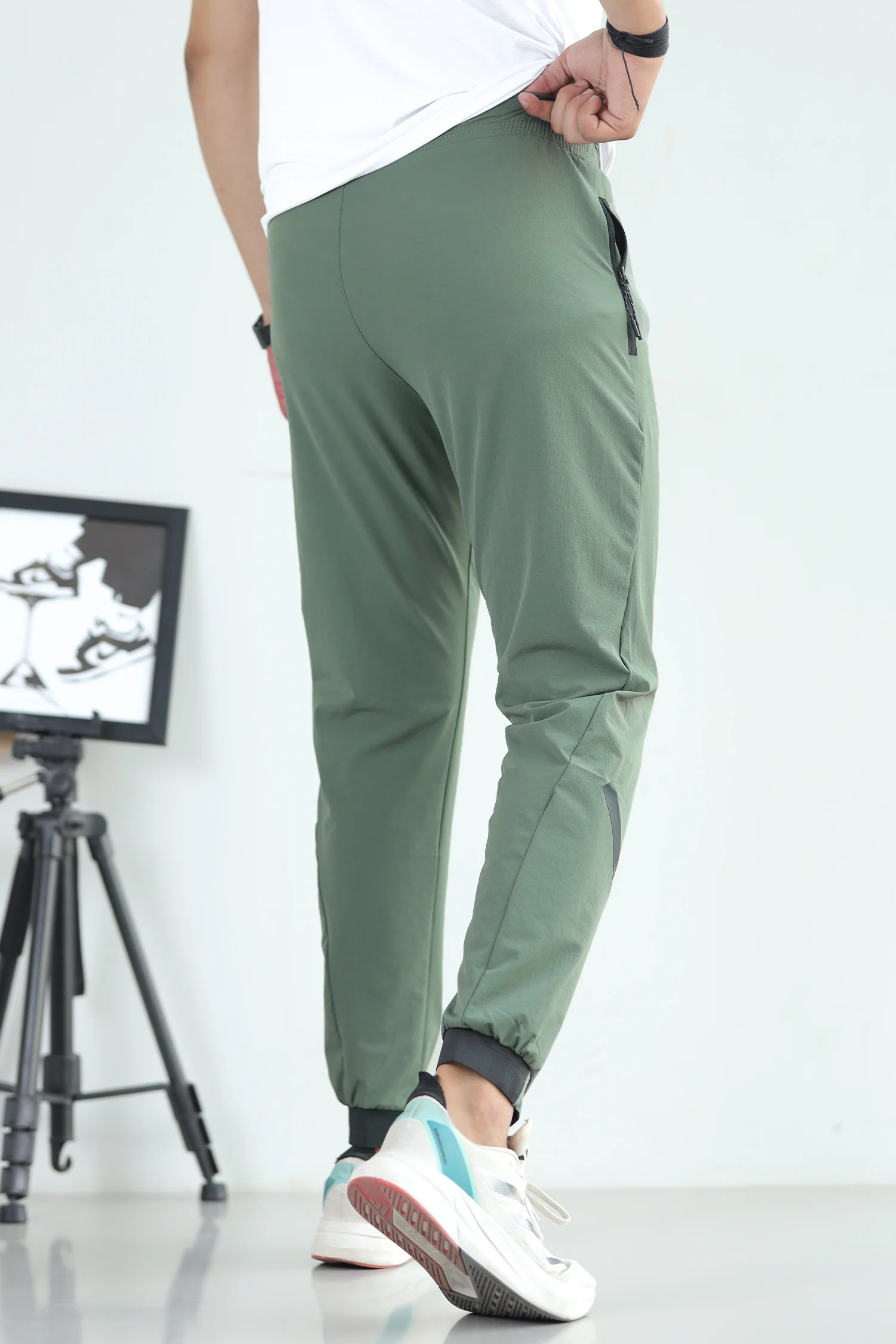 Adds Bottom Stripes Micro Premium Sportswear Trouser - Image 10