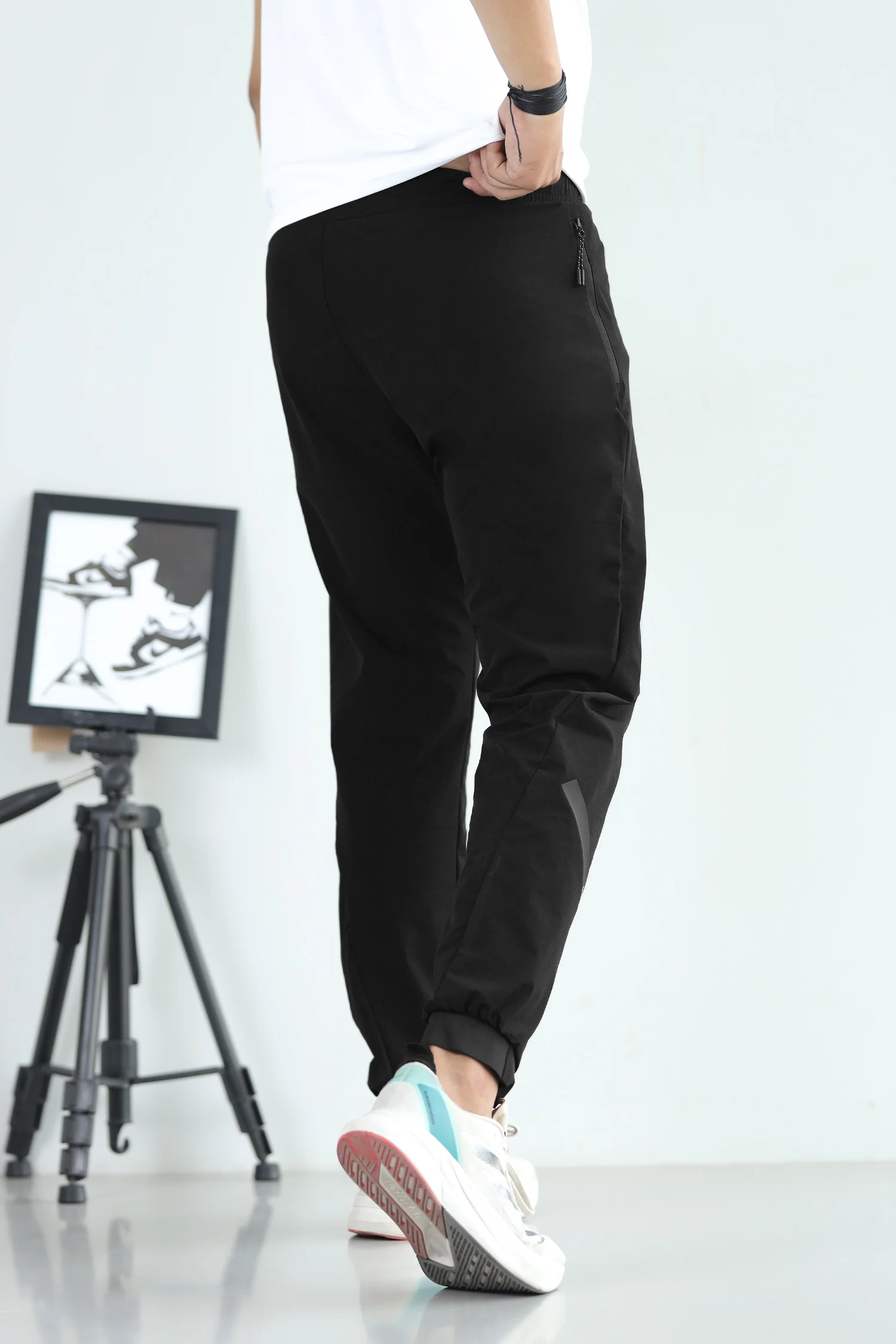 Adds Bottom Stripes Micro Premium Sportswear Trouser - Image 16