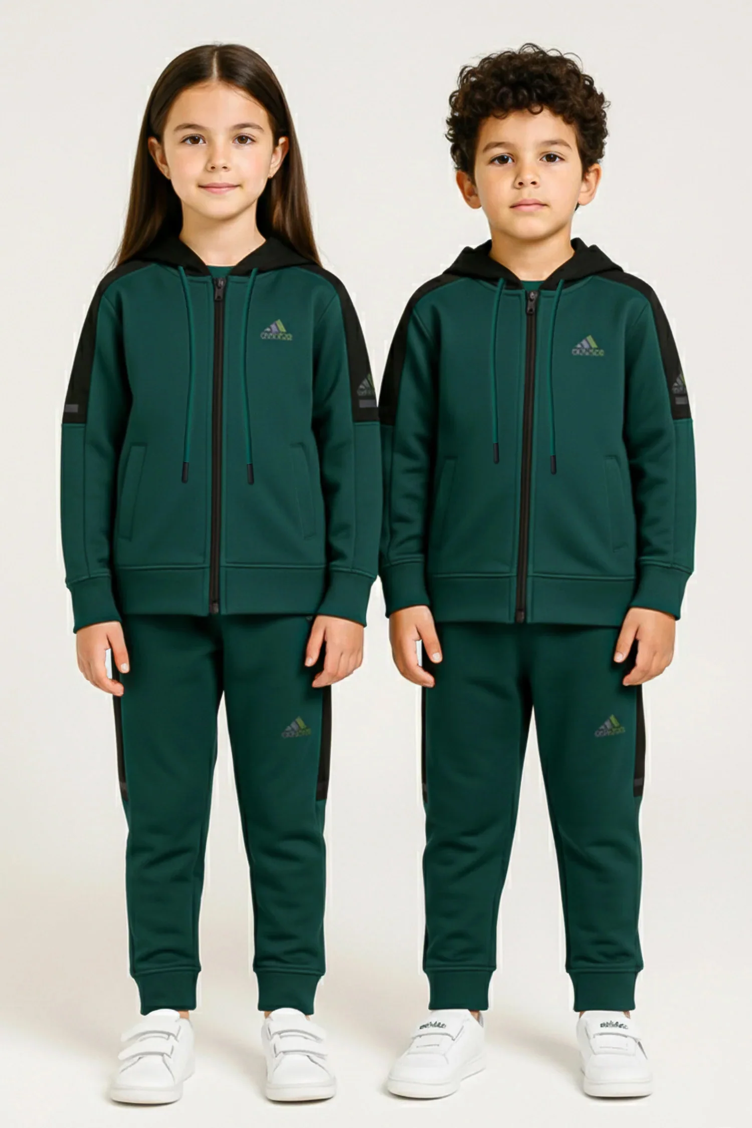 Adds Essential Performance Hooded Unisex Kids Tracksuit - Image 11