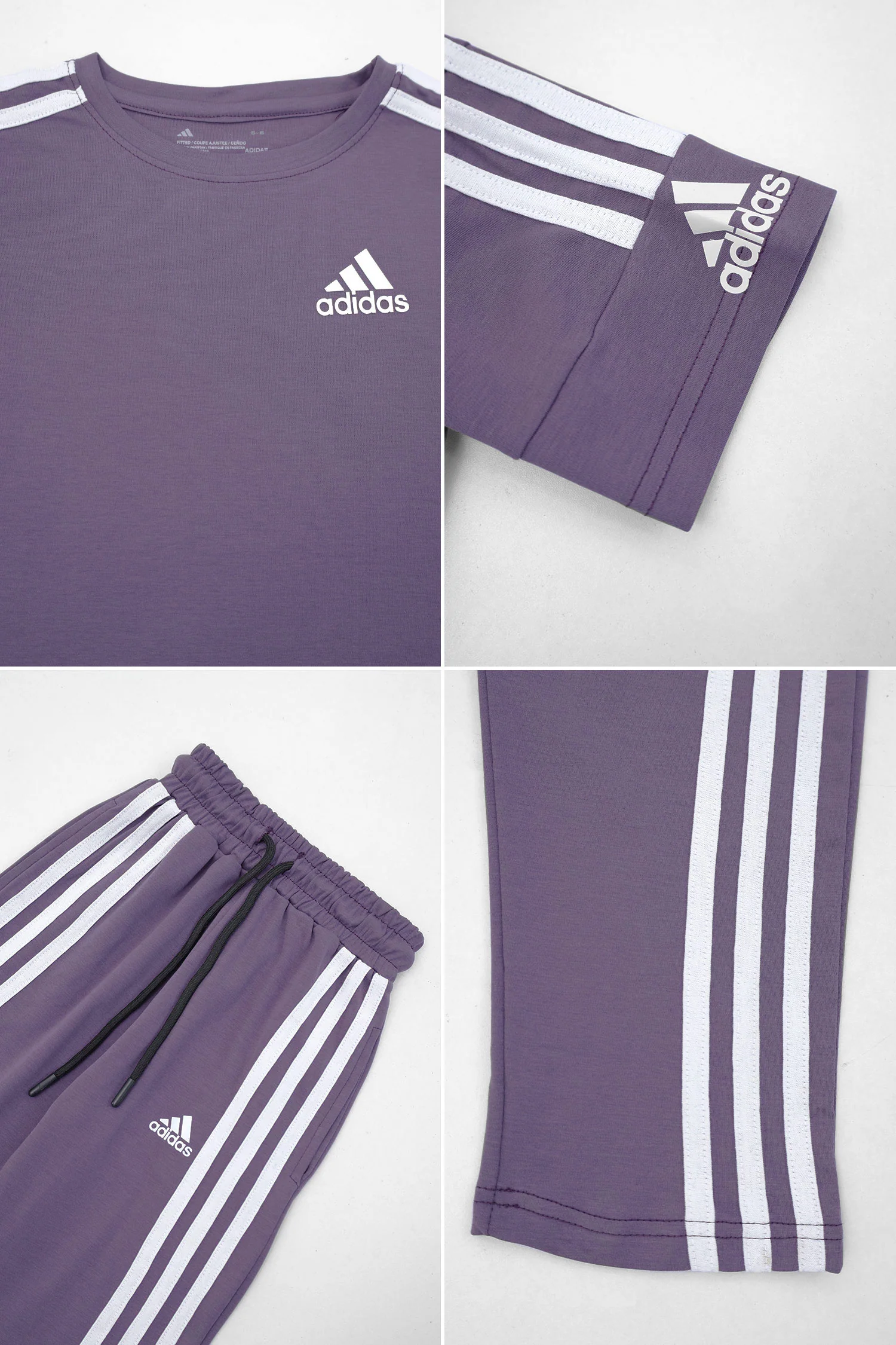 Adds Essential Three Stripes Kids Co-Ord Set - Image 6