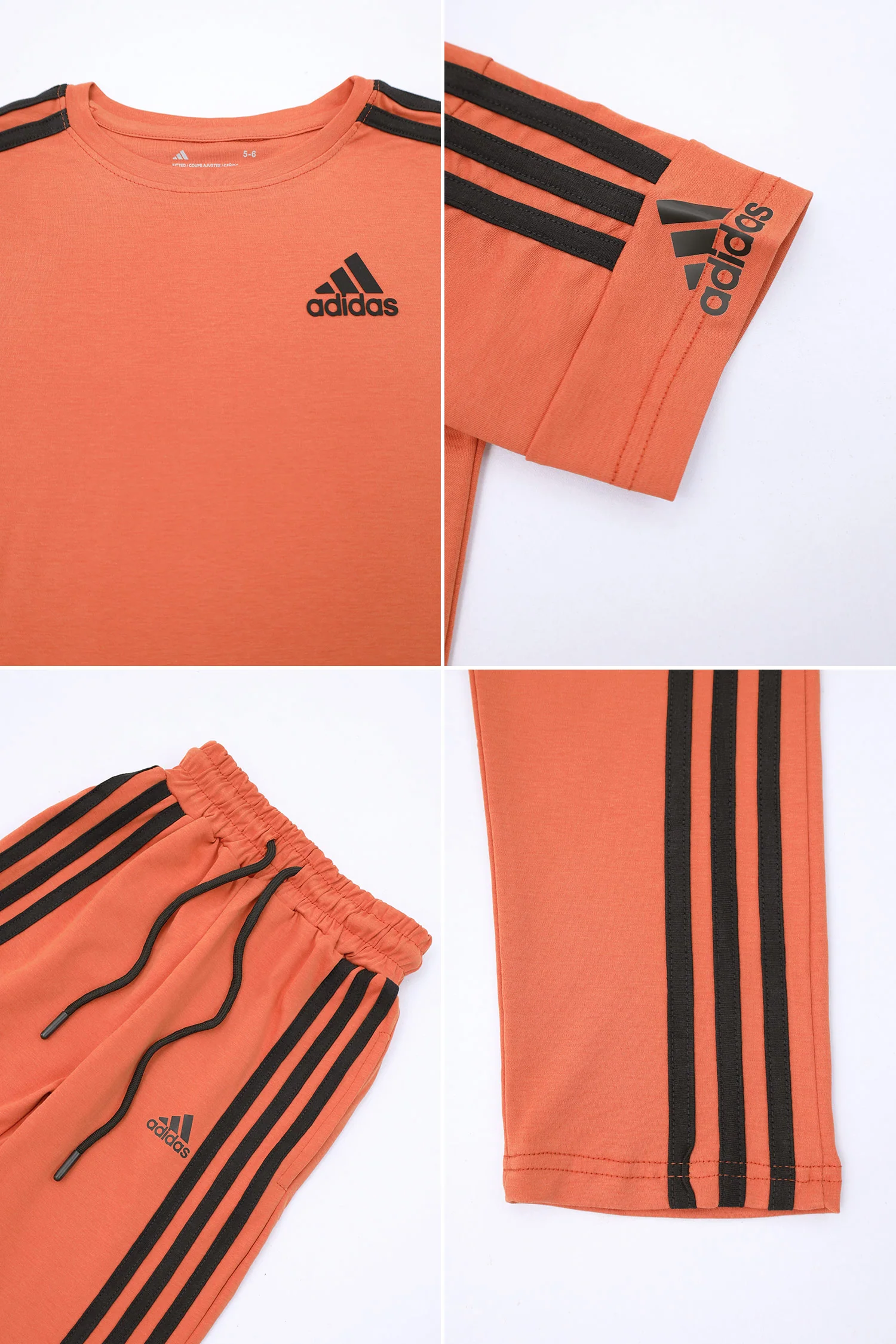 Adds Essential Three Stripes Kids Co-Ord Set - Image 2