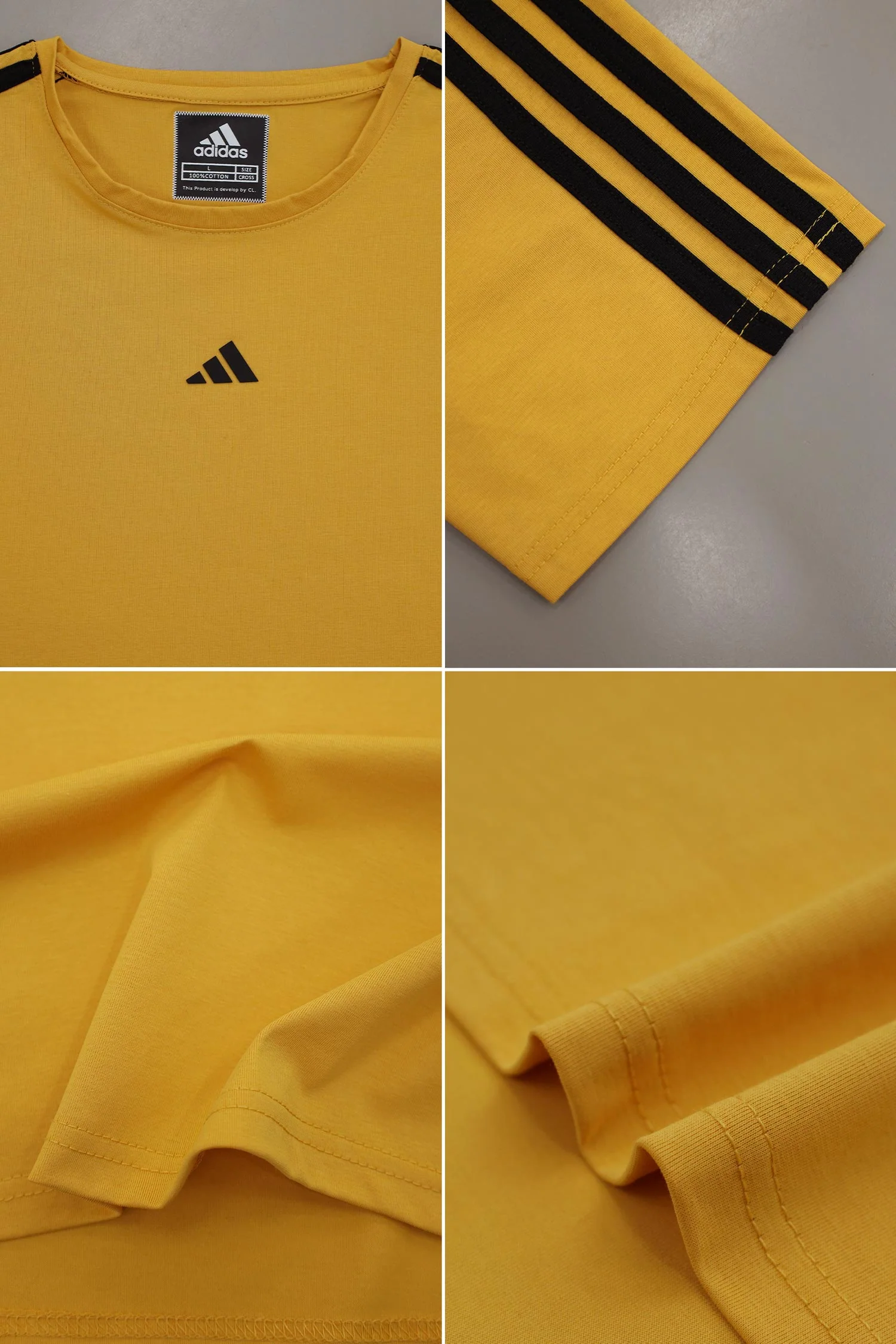 Adds Essentials Base 3-Stripes Men's Tee - Image 6