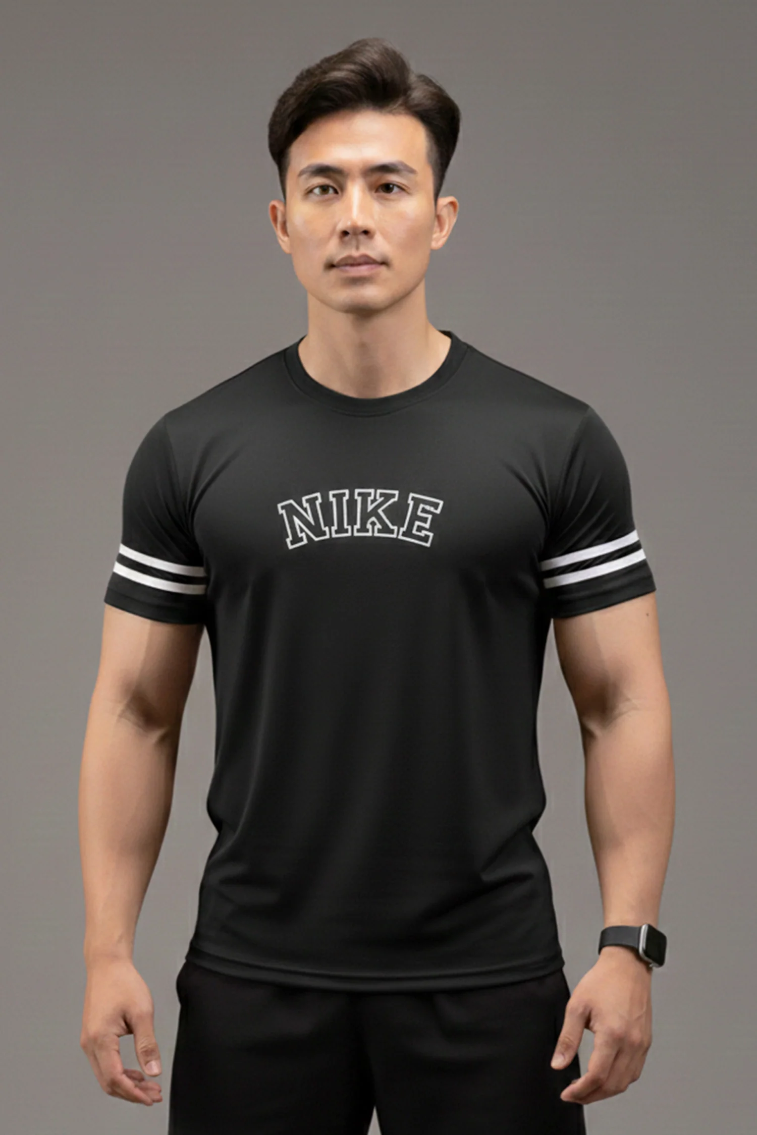 Nke Power Stretch Quick-Dry Round Neck T-Shirt - Image 7