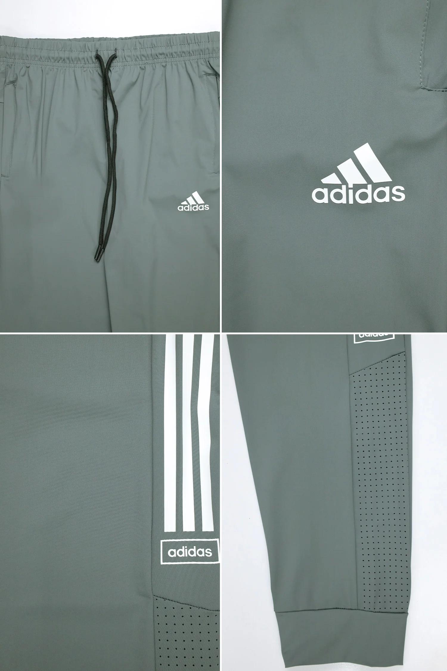Adds Iconic Running Elastic Dry-Fit Trouser In Grey - Image 4