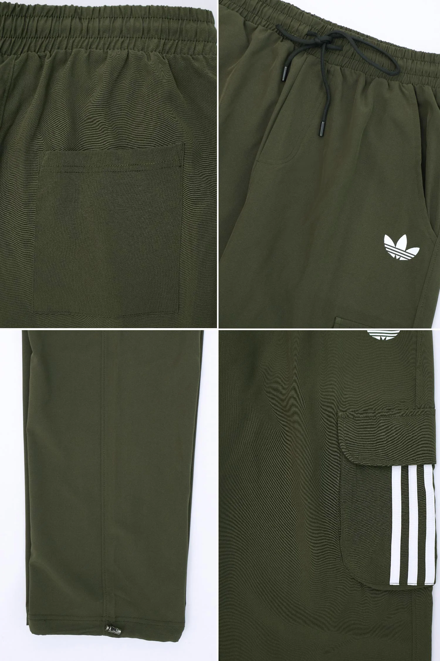 Adds Mid-Rise Pocket Side Stripe Loose Bottom Trouser - Image 3