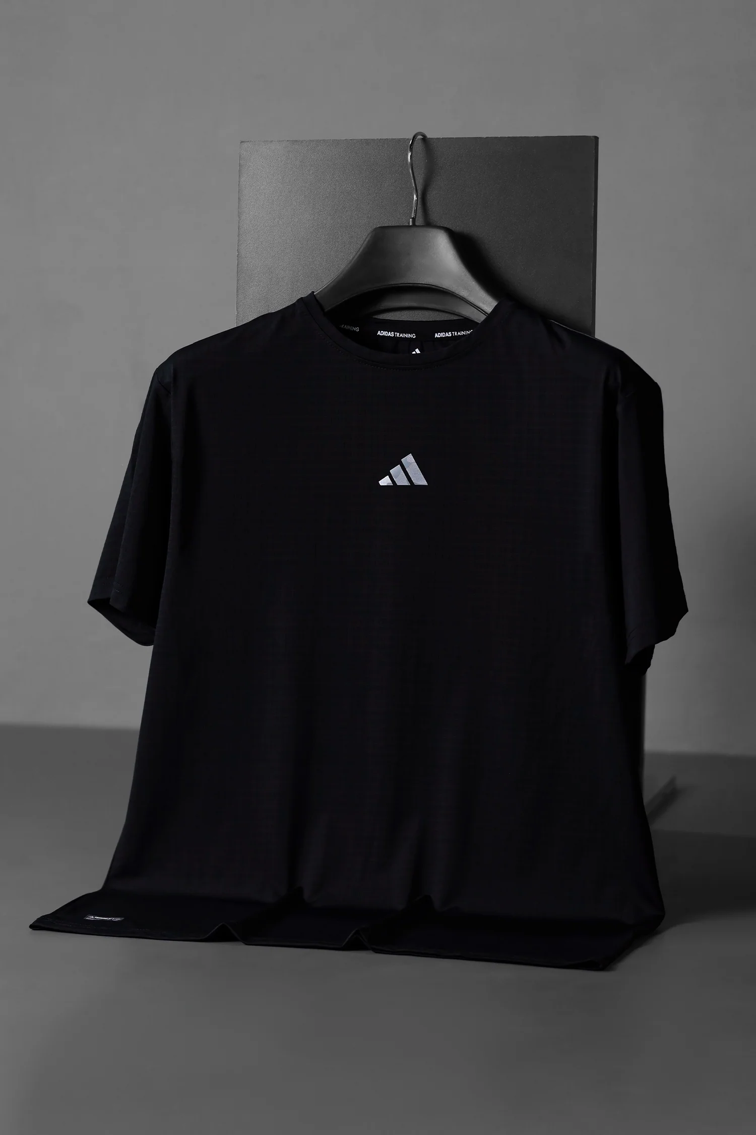Adds Power 3-Stripes Training Imp Dry-Fit Tee In Black - Image 2