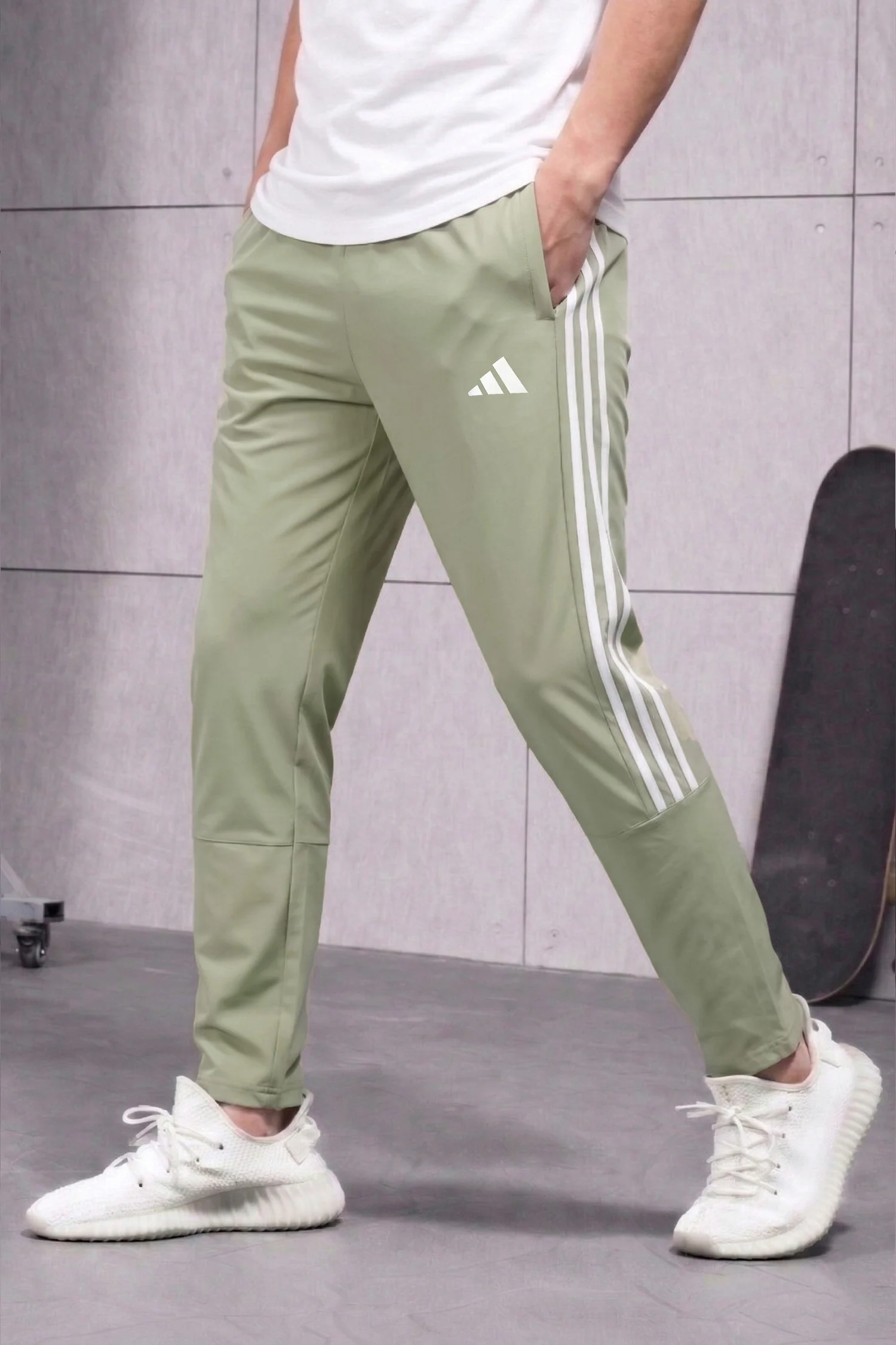 Adds Side Half 3 Strips Dry-Fit Trouser - Image 3