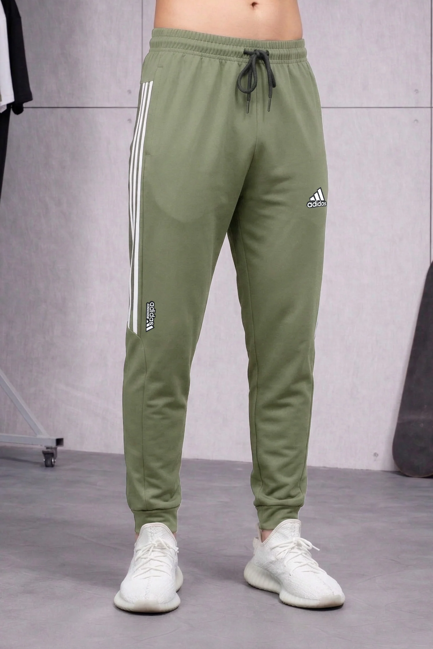 Adds Sport Performance Men's Imported Trouser In Camo Green - Image 2