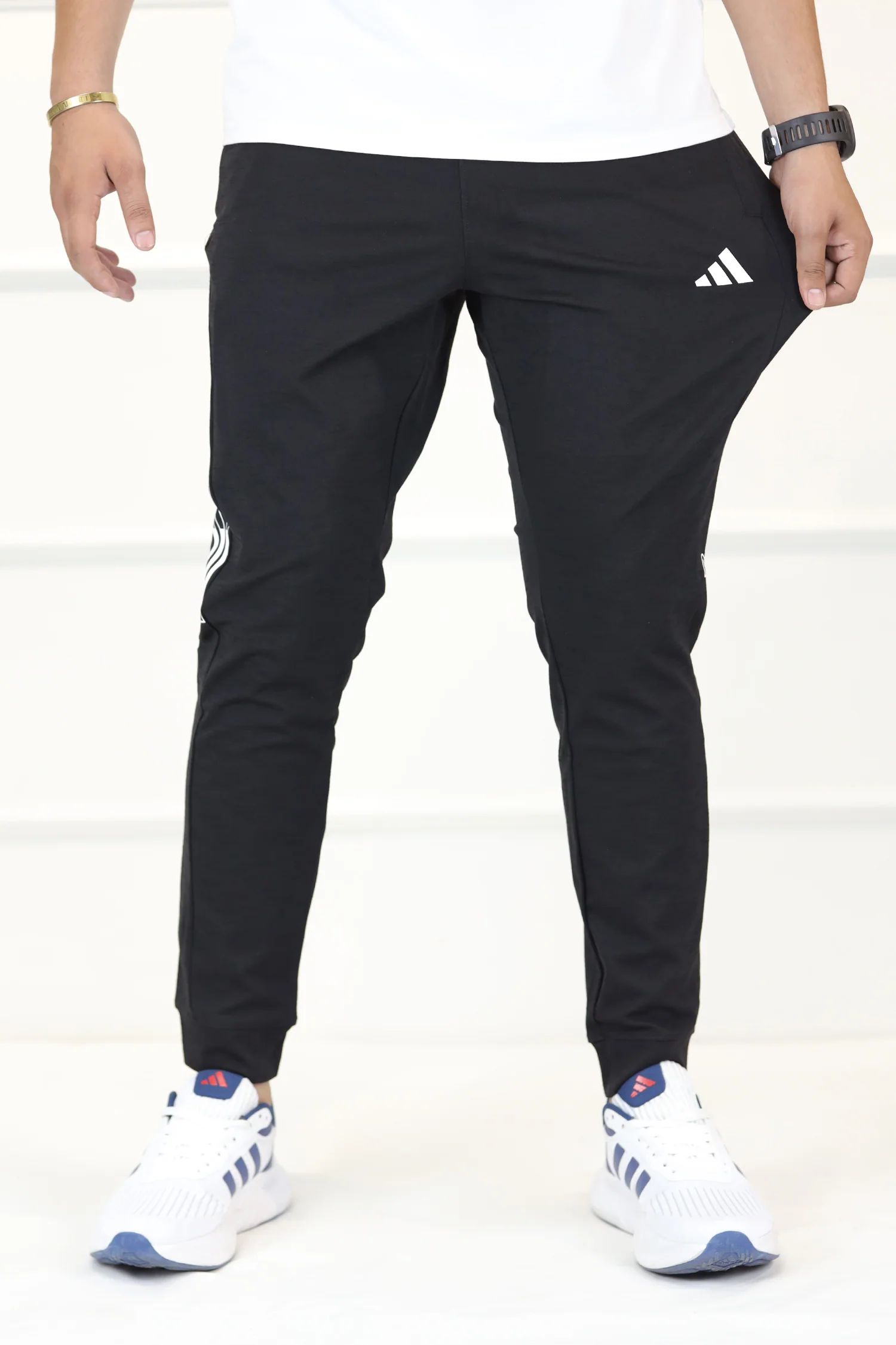 Adds Terrx It Premium Stretch Sportswear Trouser In Black - Image 2