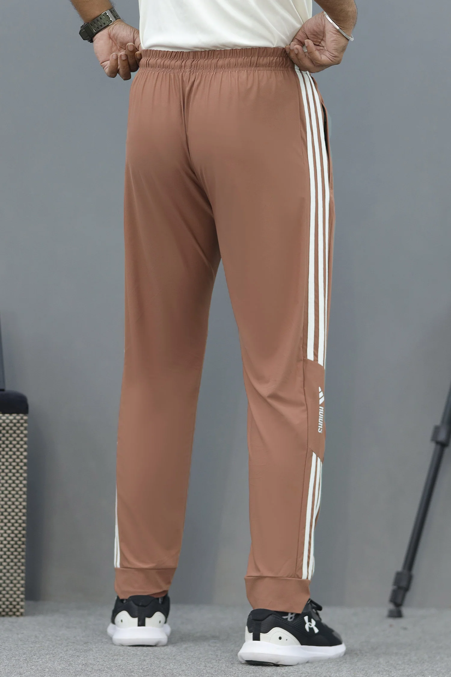 Adds Workout Essentials Men's Imp Dry-fit Trouser In Pastel Pink - Image 3