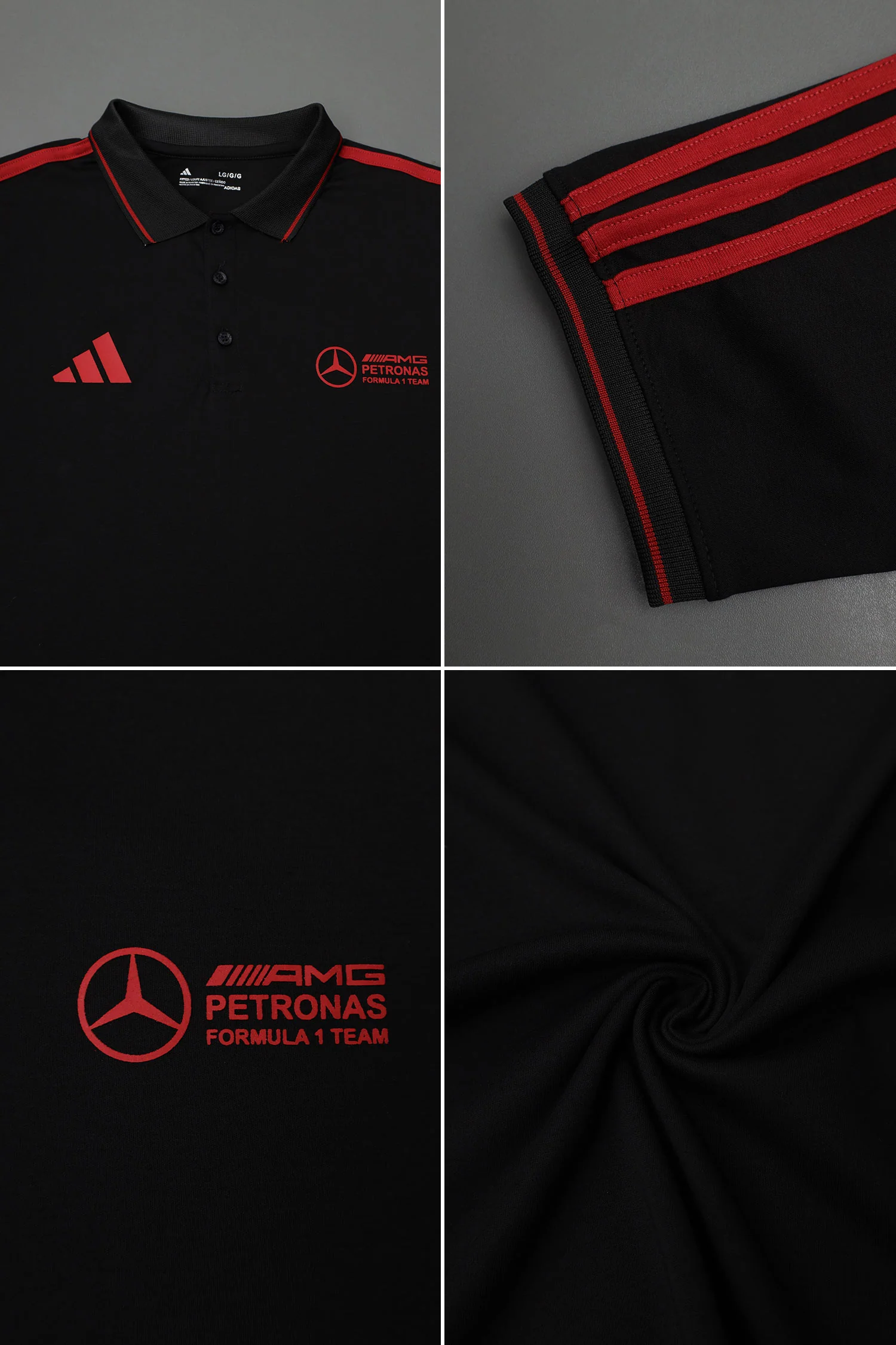 Adds x Mercds F1 Series Men's Imp Polo Shirt - Image 12