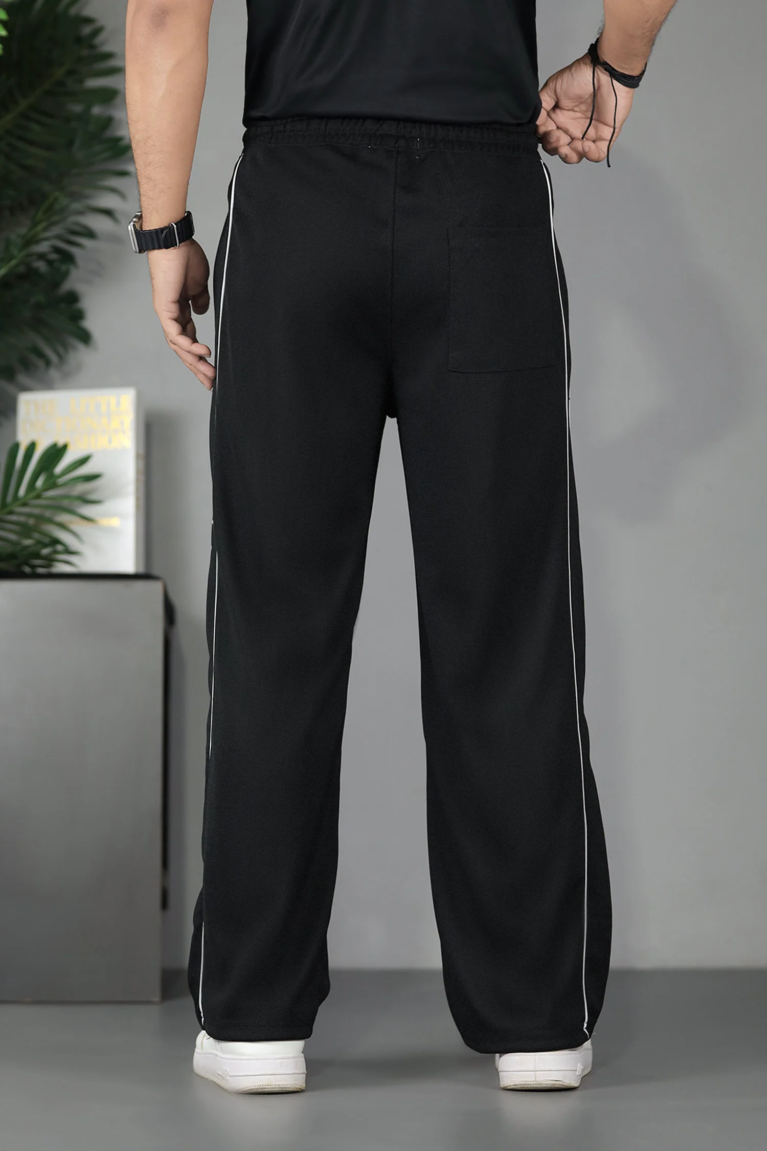 Turbo Piping Detailing  Loose Bottom Trouser - Image 14