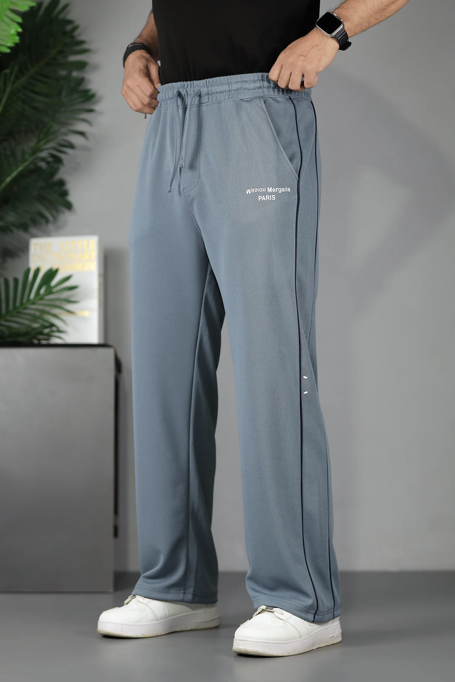 Turbo Piping Detailing  Loose Bottom Trouser - Image 16