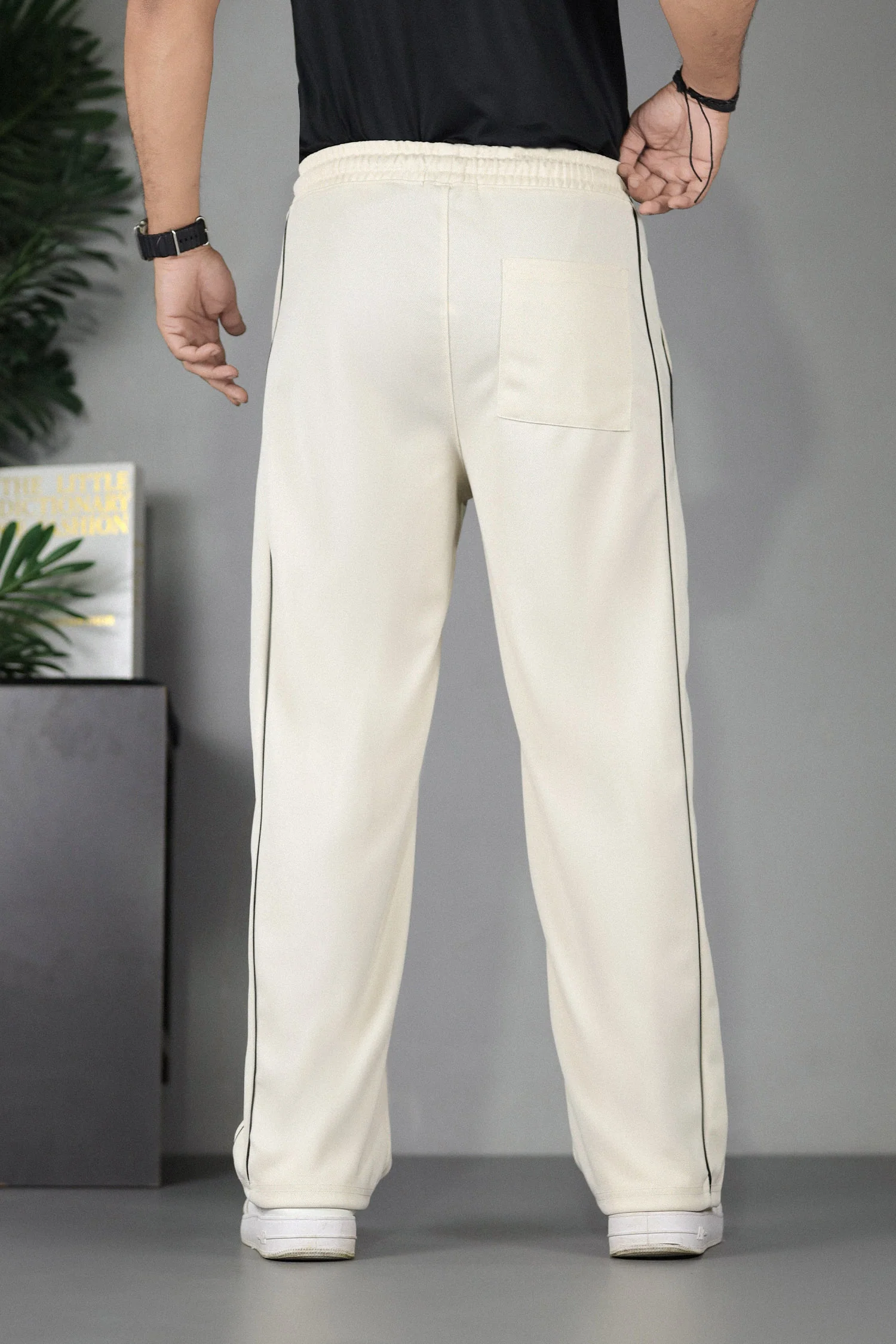 Turbo Piping Detailing  Loose Bottom Trouser - Image 4