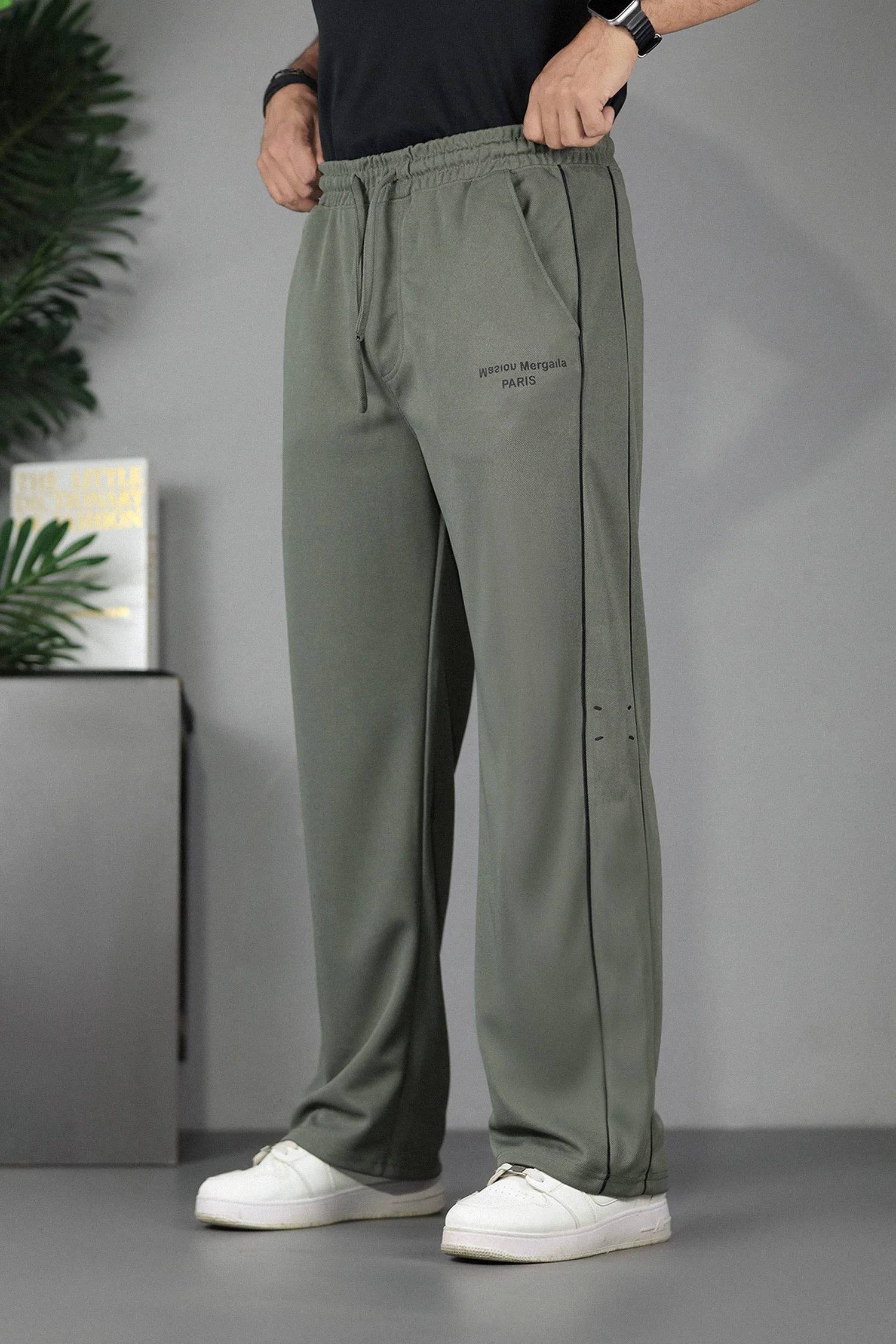 Turbo Piping Detailing  Loose Bottom Trouser - Image 6