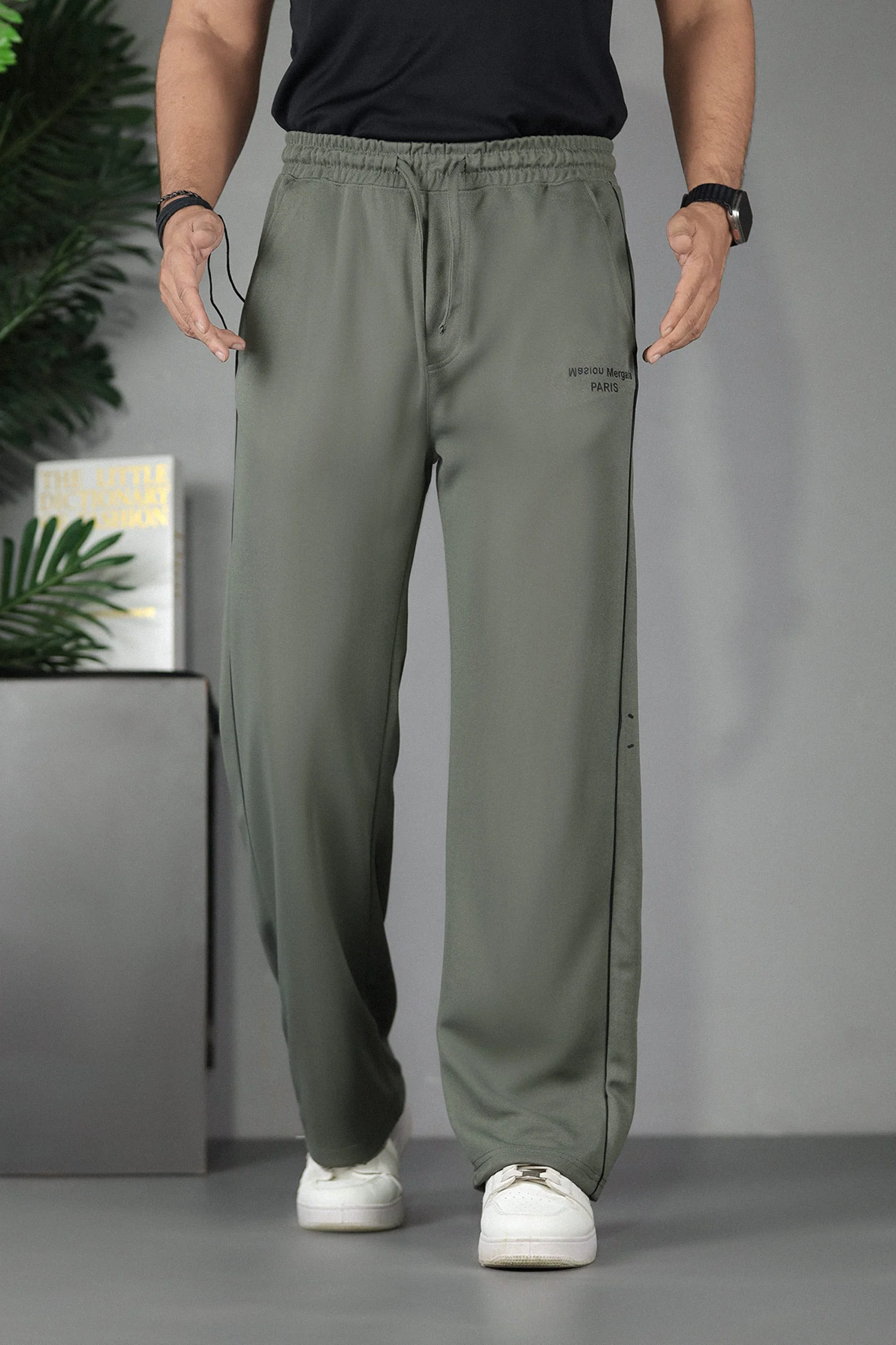 Turbo Piping Detailing  Loose Bottom Trouser - Image 7