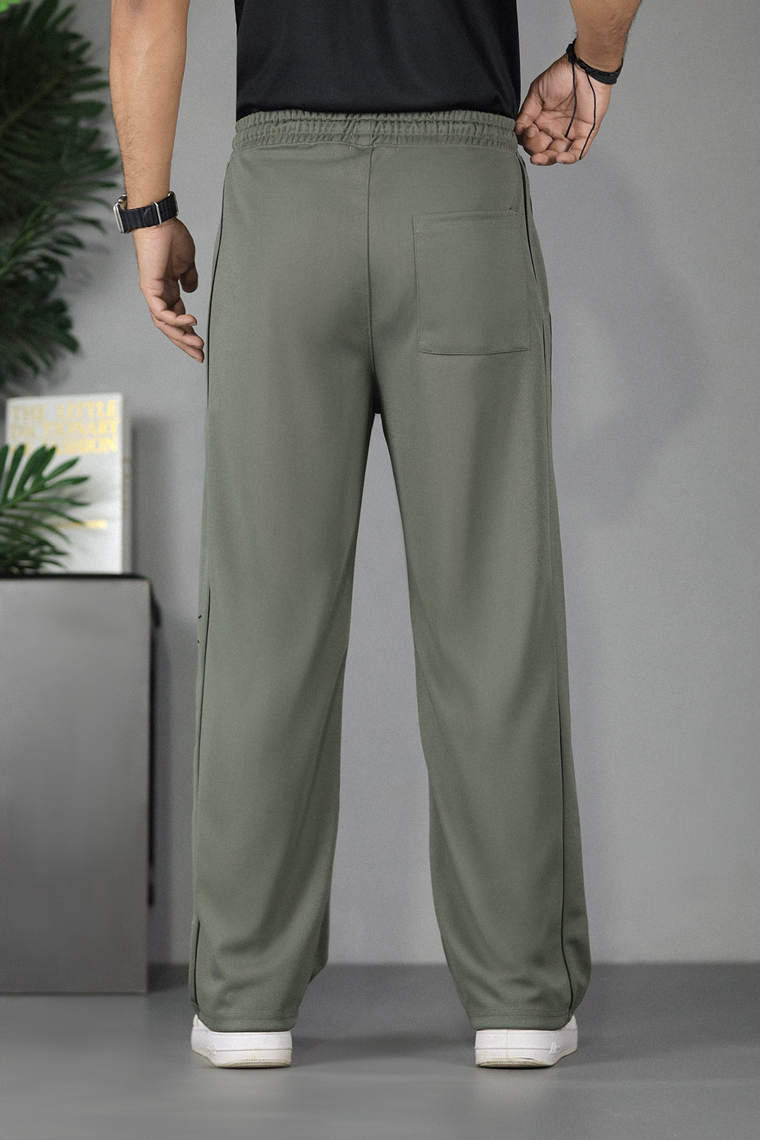 Turbo Piping Detailing  Loose Bottom Trouser - Image 9