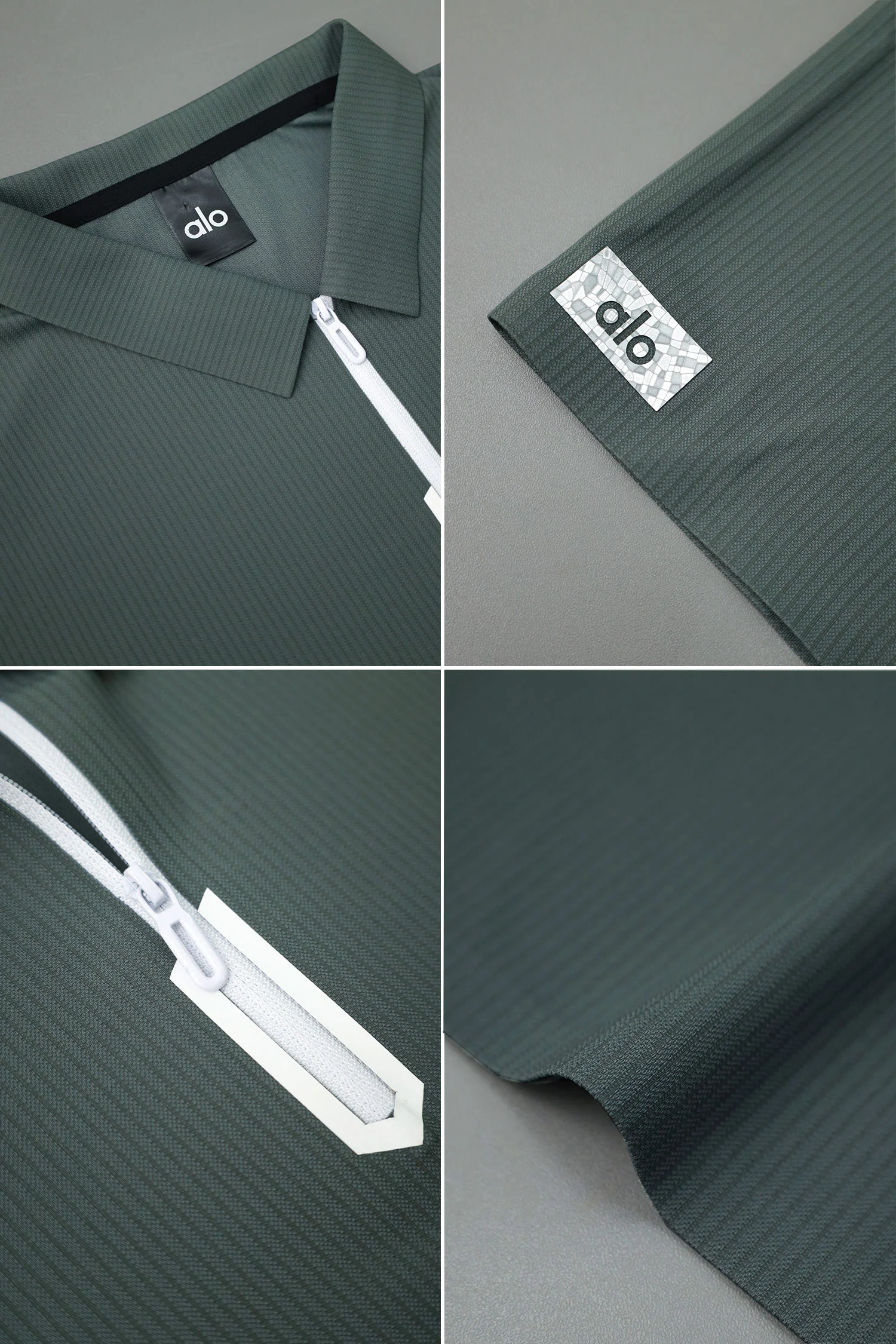 Alo Quarter-Zip Performance Imp Dry-Fit Polo - Image 6