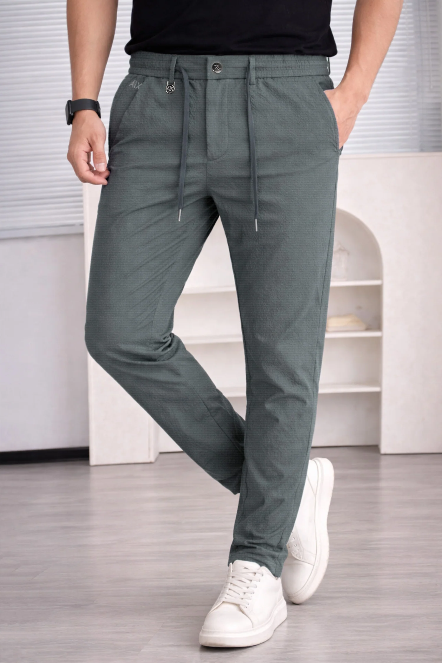 Armni Excnge SeamLine Design Slim-Fit Trouser