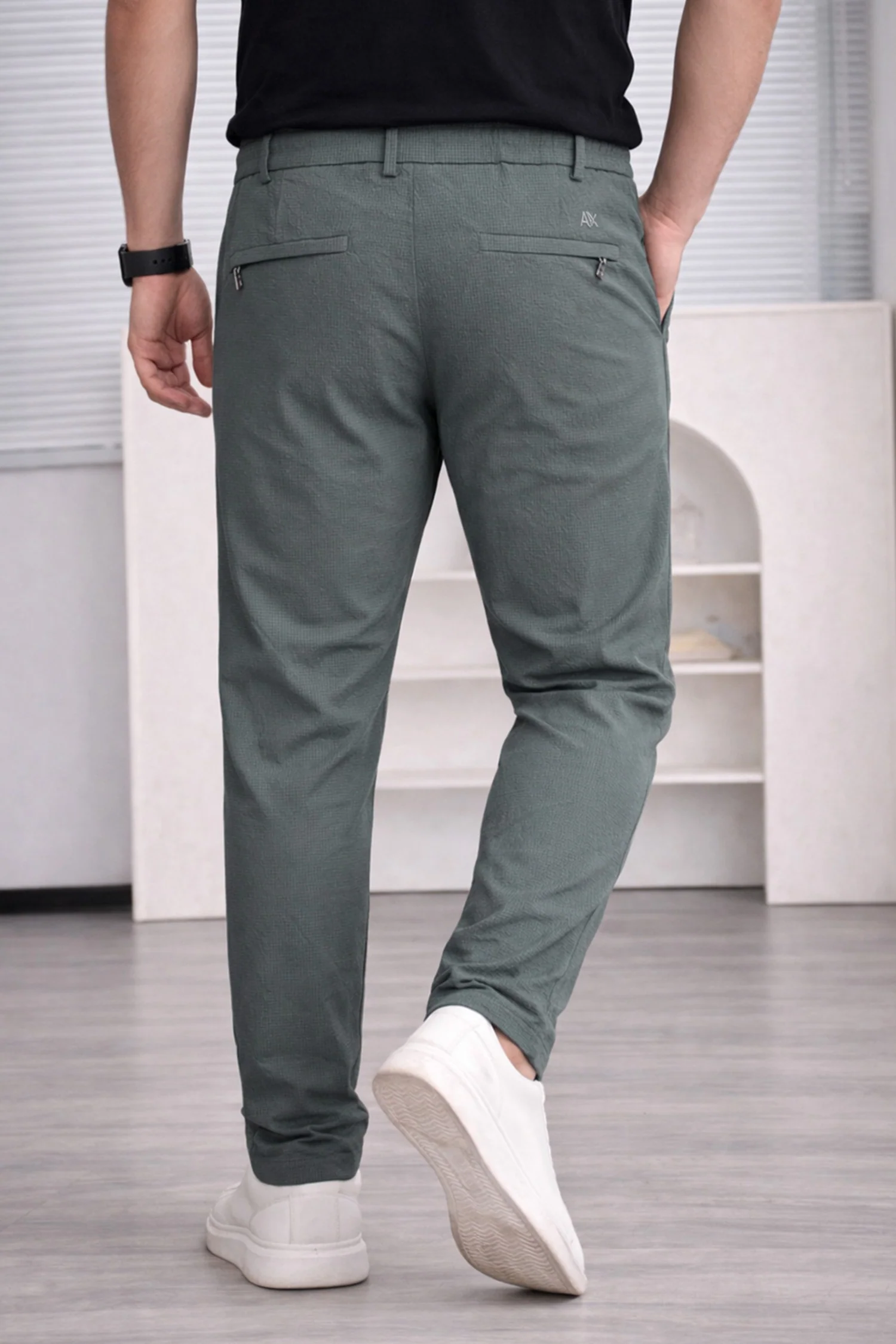 Armni Excnge SeamLine Design Slim-Fit Trouser - Image 2
