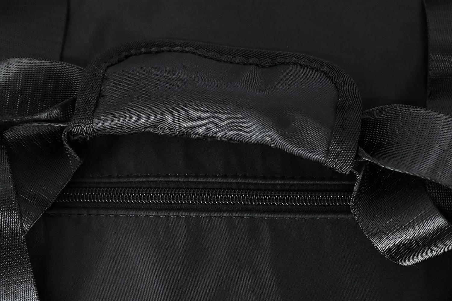 Armni Imported Embossed Front Pocket Travel bag in Black - Image 3