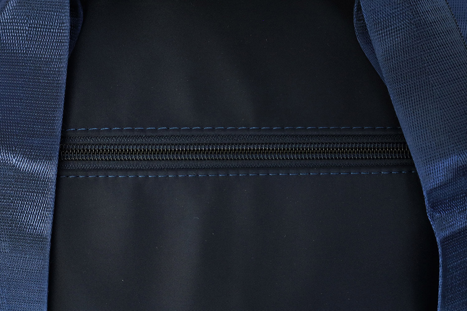 Armni Imported Embossed Front Pocket Travel bag in Navy Blue - Image 3