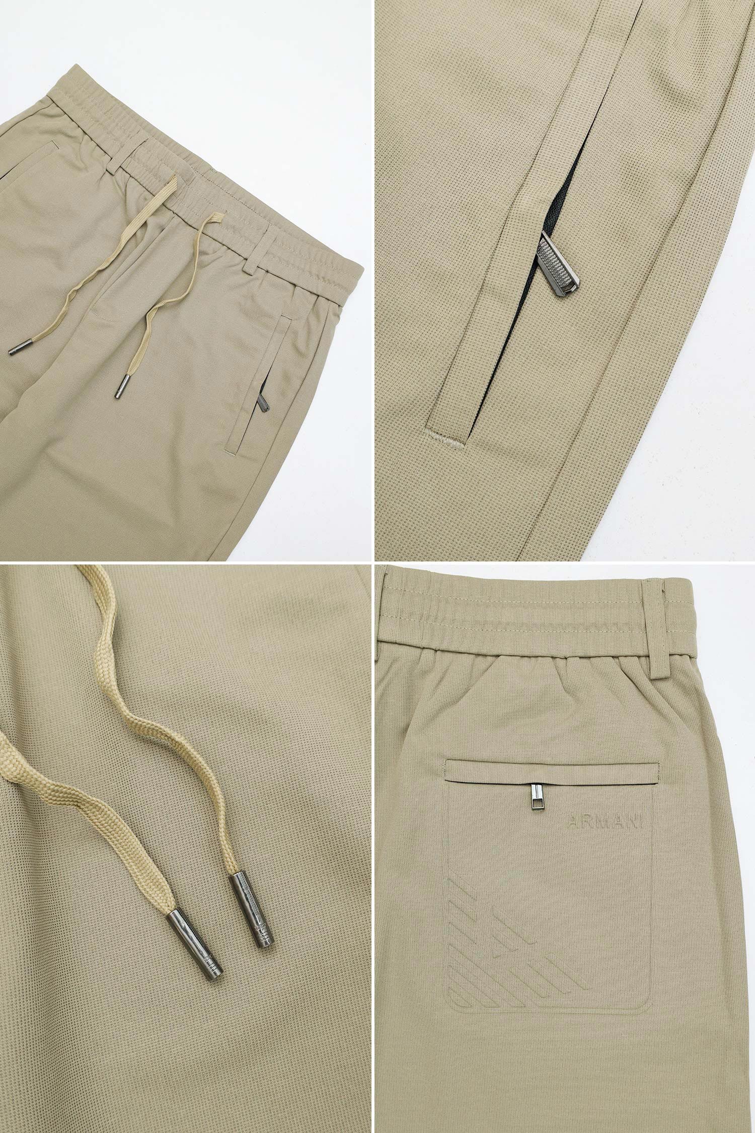 Armni Straight-Leg Imported Slim-Fit Trouser In Light Skin - Image 4