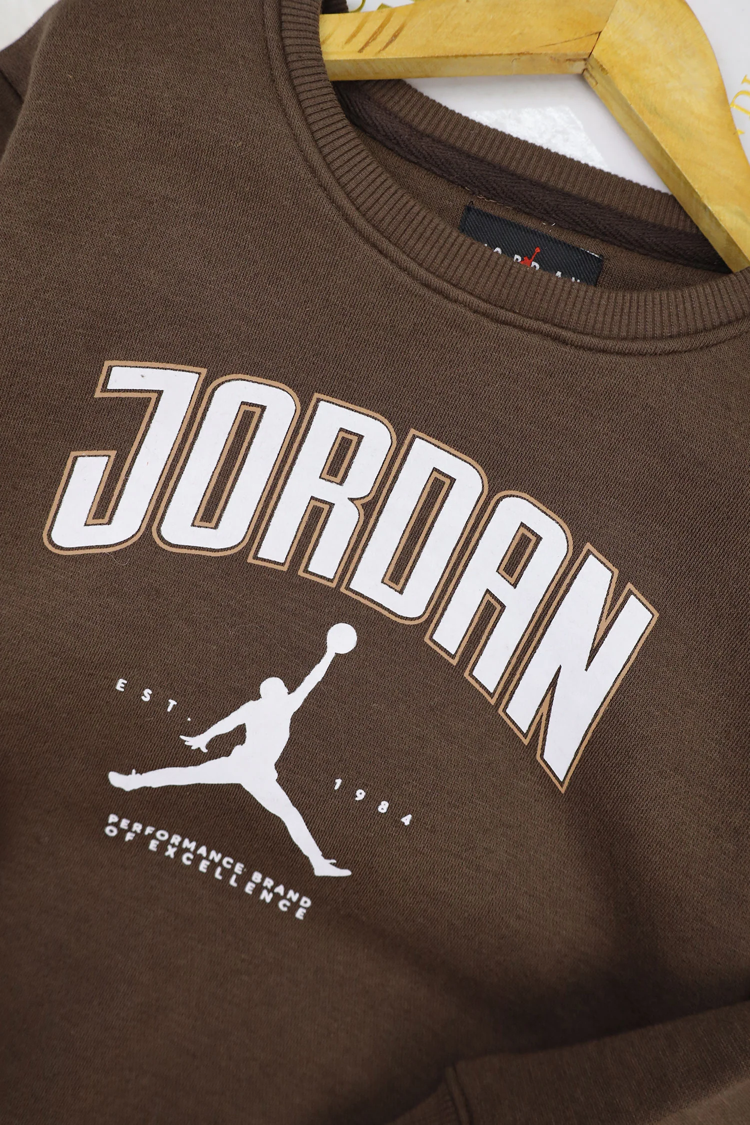 Jrdn Flight Heritage Crew Neck Unisex Kids Sweatshirt - Image 7