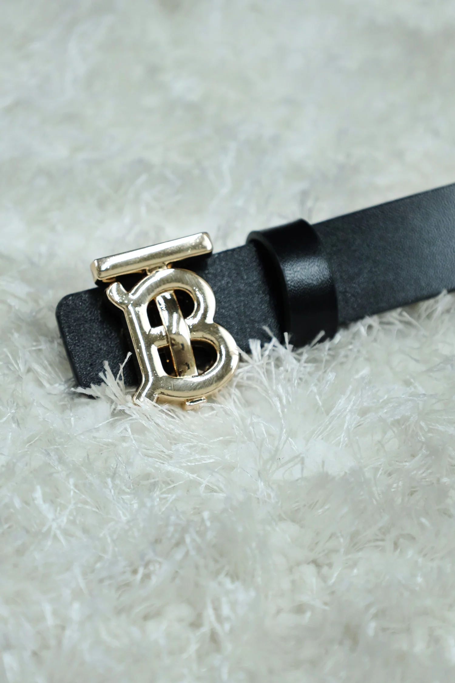 Burbrry Metal Alloy Automatic Buckle Branded Belt - Image 4