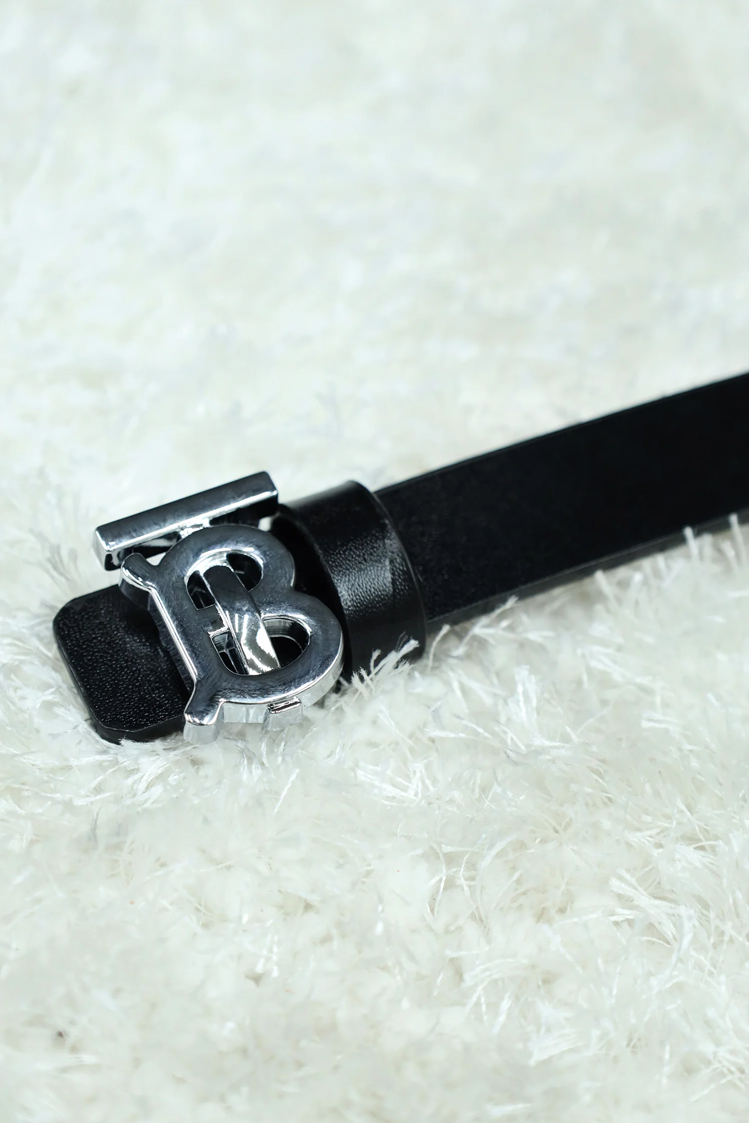 Burbrry Metal Alloy Automatic Buckle Branded Belt - Image 8
