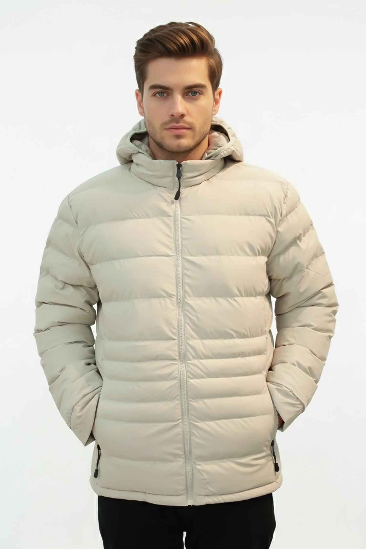 Classic Winter Down Hooded Bubble Padded Imported Puffer Jacket - Image 12