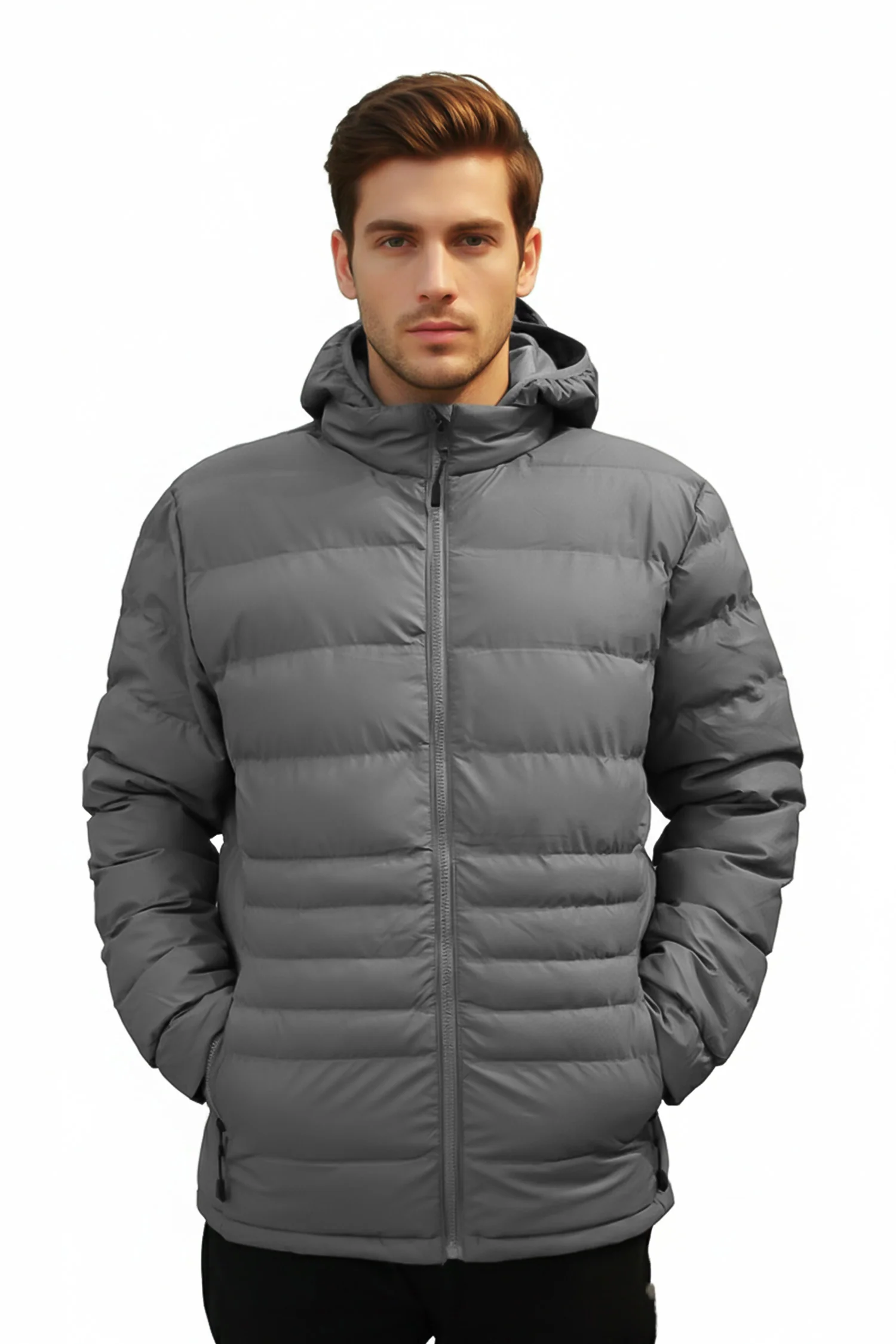 Classic Winter Down Hooded Bubble Padded Imported Puffer Jacket - Image 16
