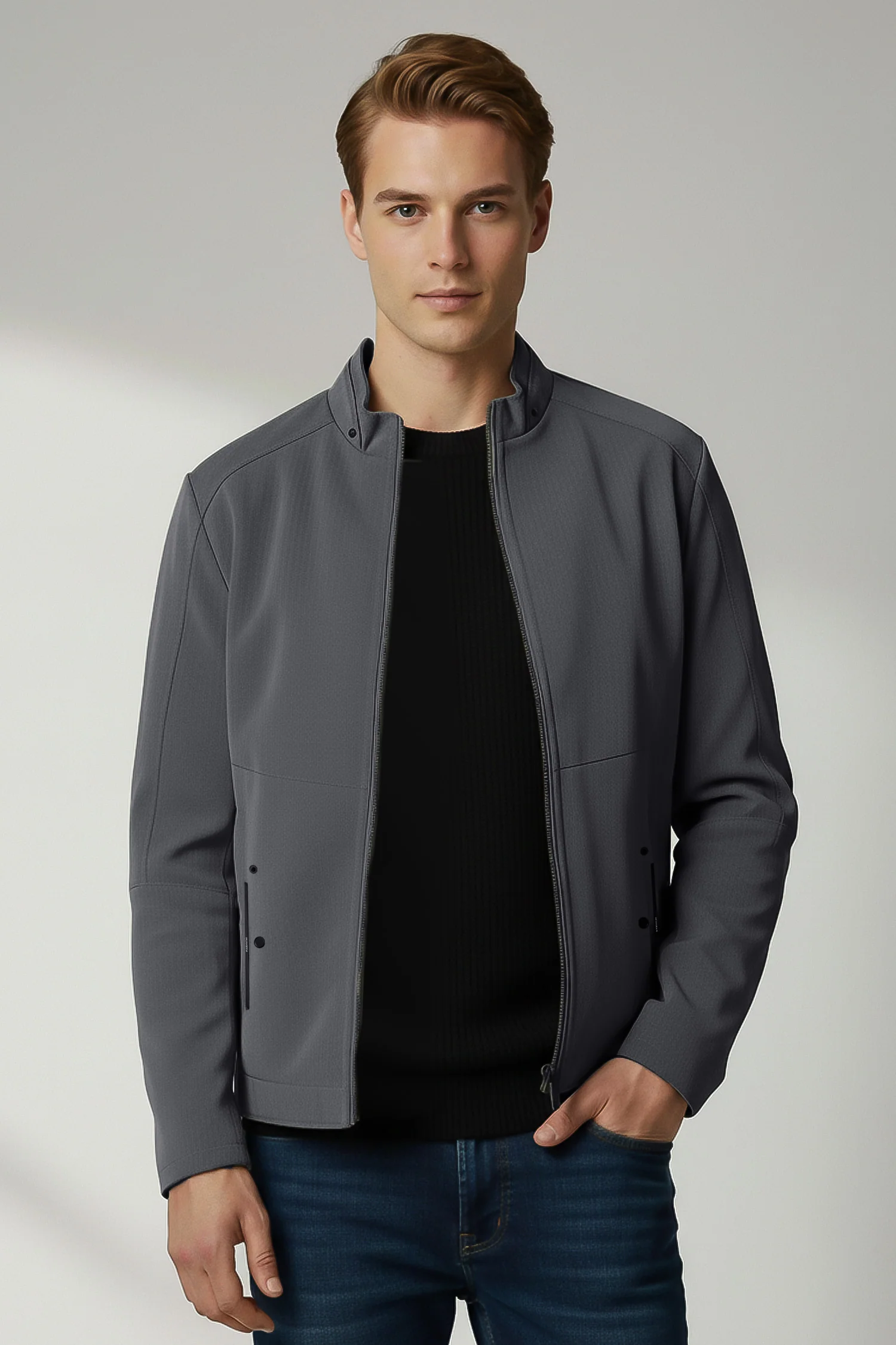 Winter Essential Imported Suede Leather Jacket - Image 4