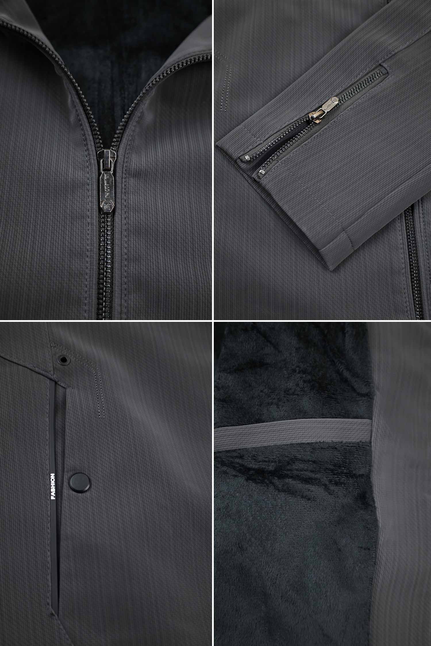 Winter Essential Imported Suede Leather Jacket - Image 6