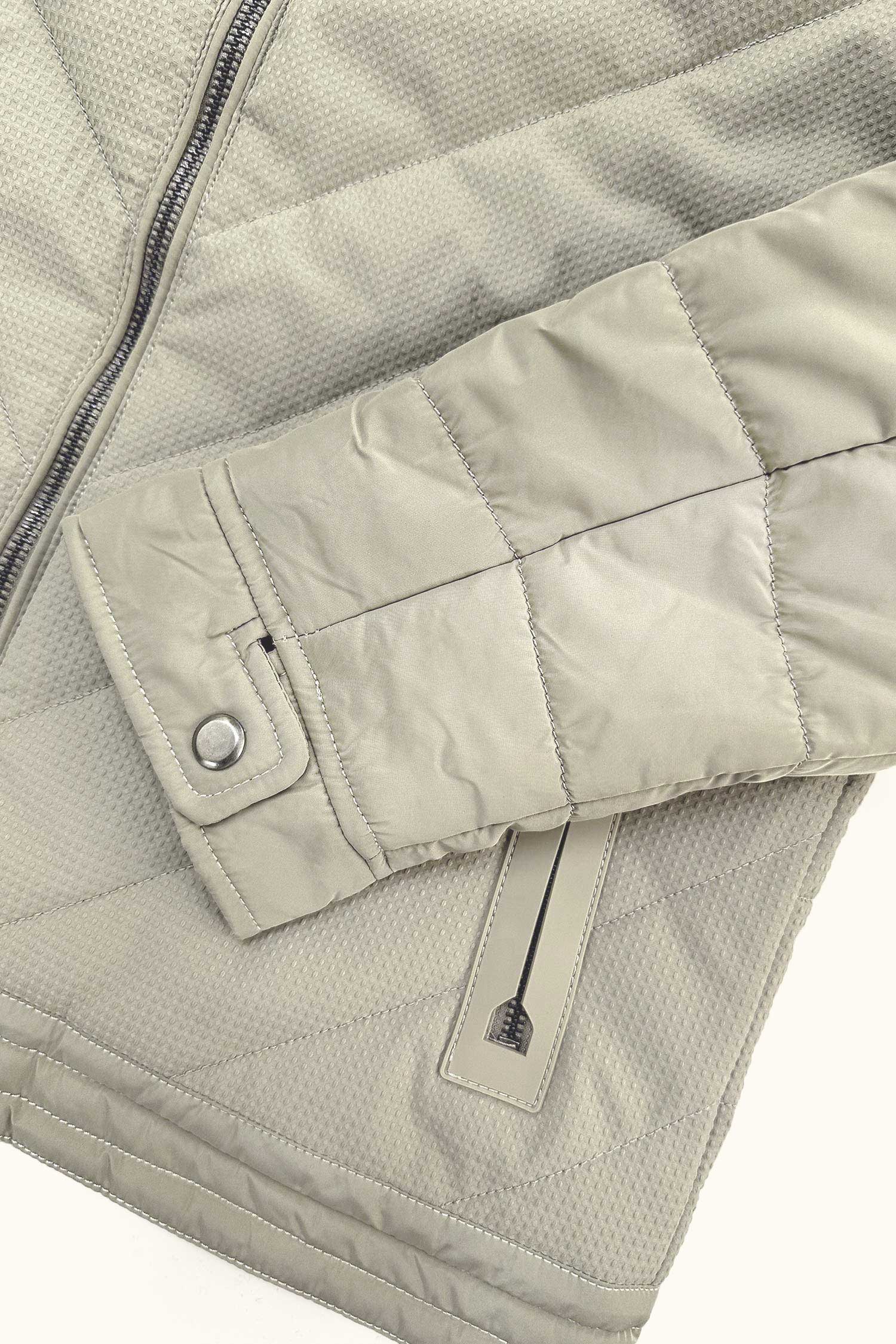 Cross Pattern Bubble Padded Imported Puffer Jacket - Image 10