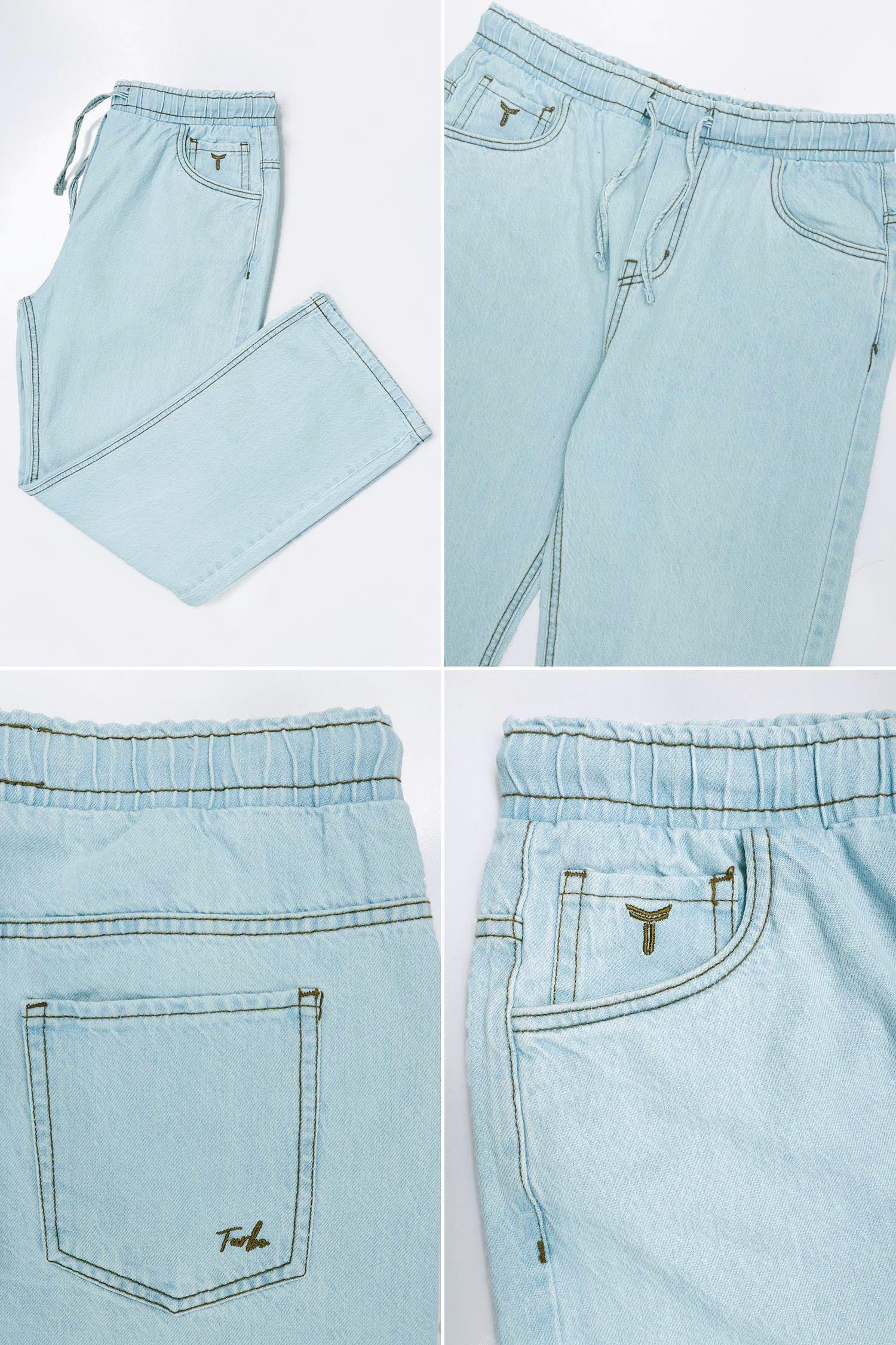Denim 'Urban Skater' Comfort-Waist Baggy Jeans - Image 8
