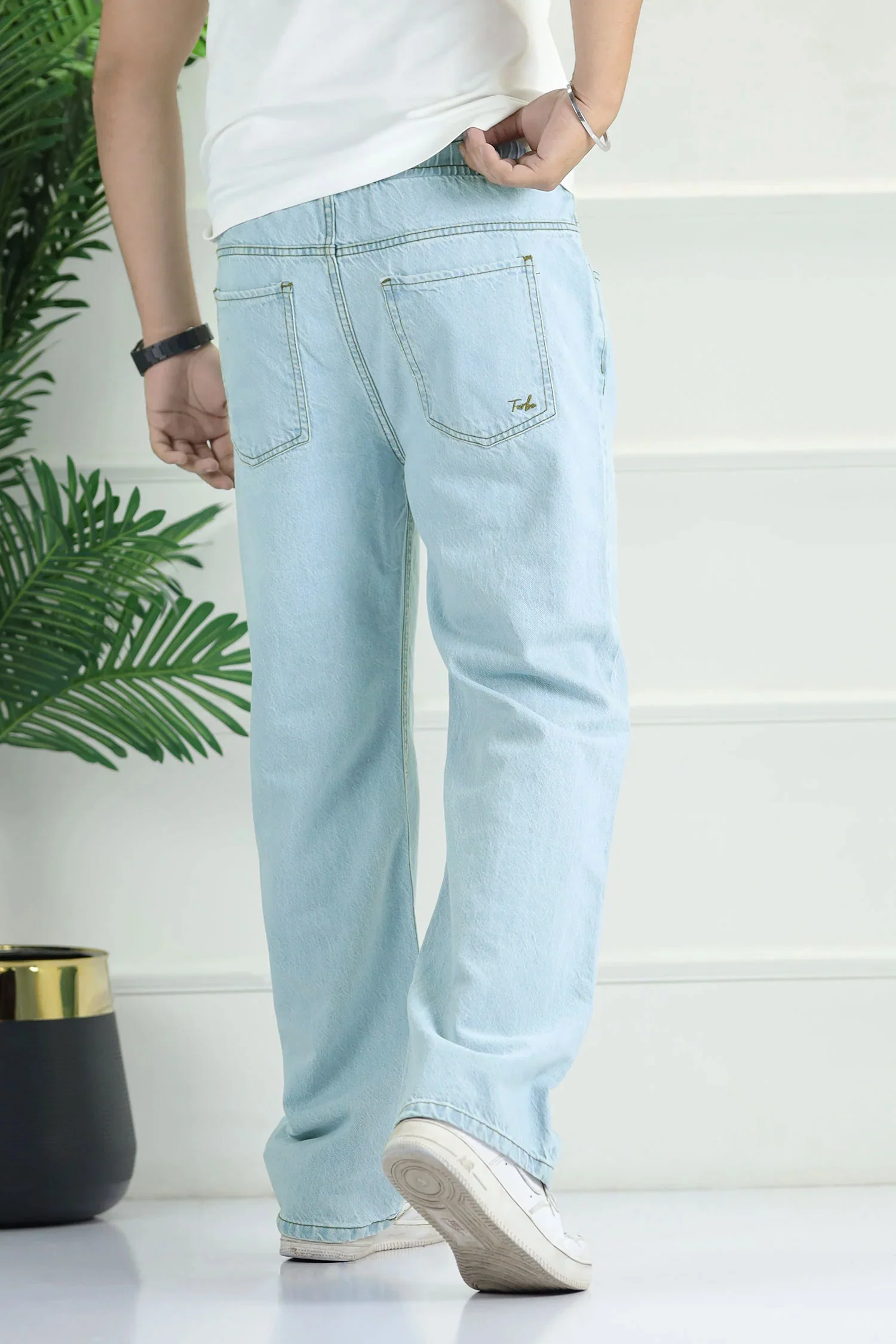 Denim 'Urban Skater' Comfort-Waist Baggy Jeans - Image 7