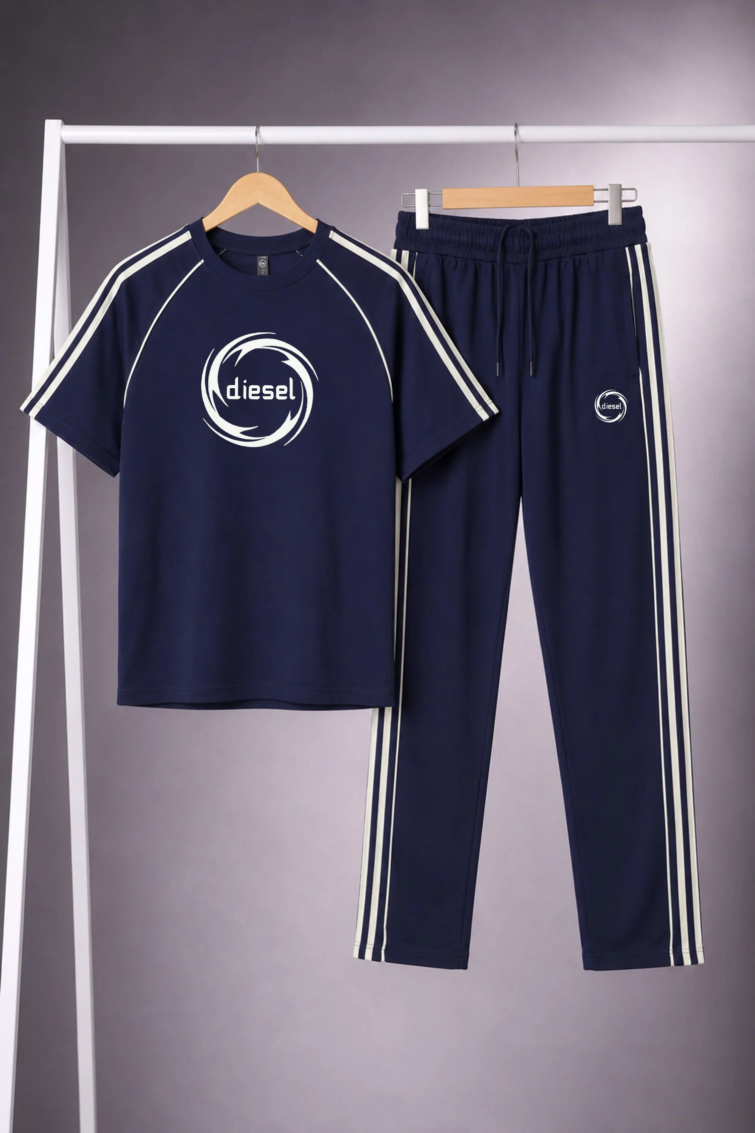 Desel Bruseant Side Striped Men's Tracksuit