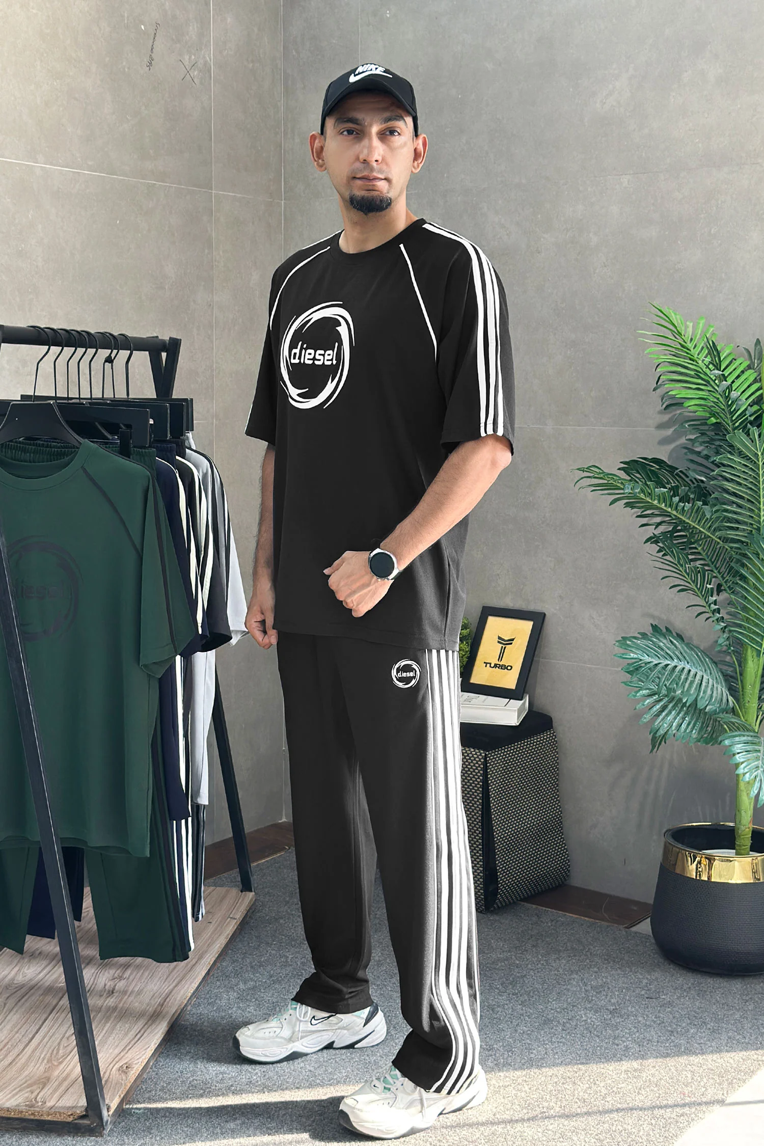 Desel Bruseant Side Striped Men's Tracksuit* - Image 10
