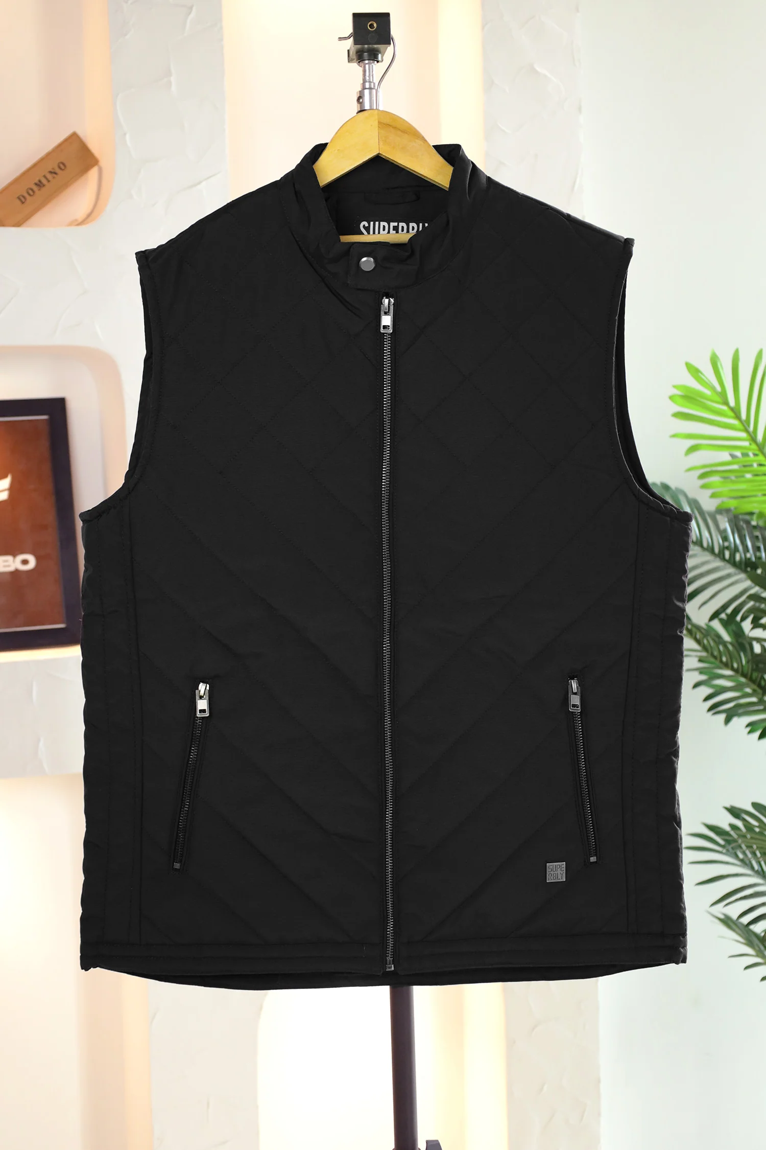 Diamond Quilted Heritage Vest Imported Men's Gilet - Image 3