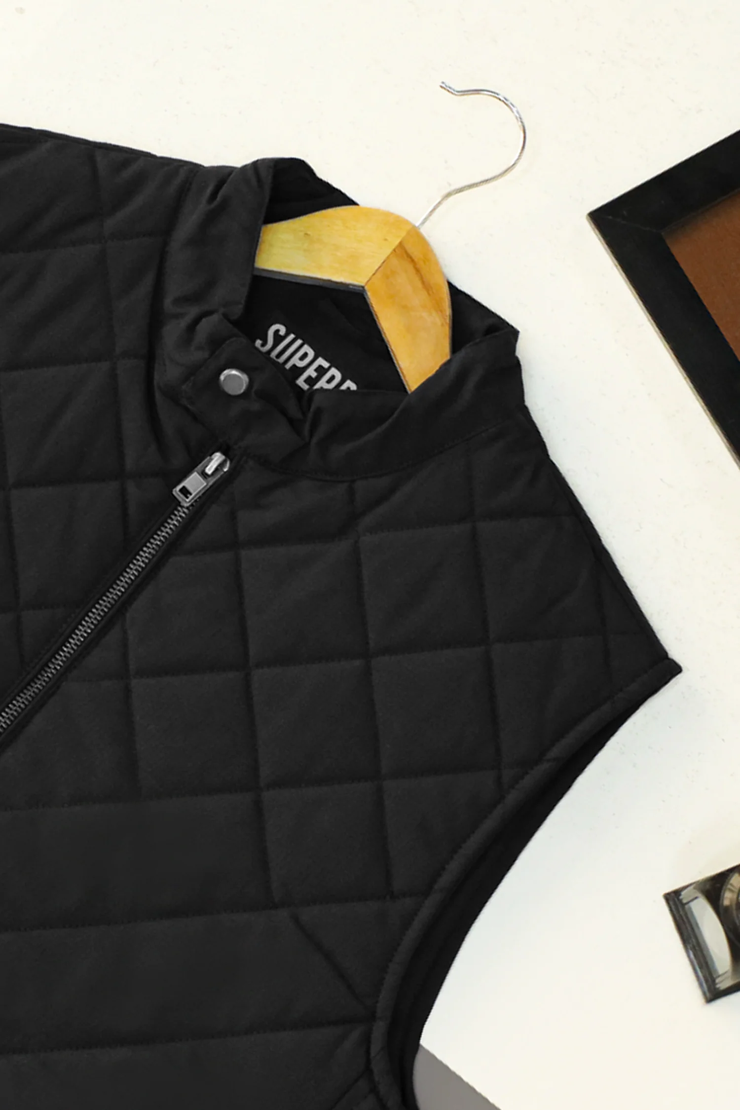 Diamond Quilted Heritage Vest Imported Men's Gilet - Image 7