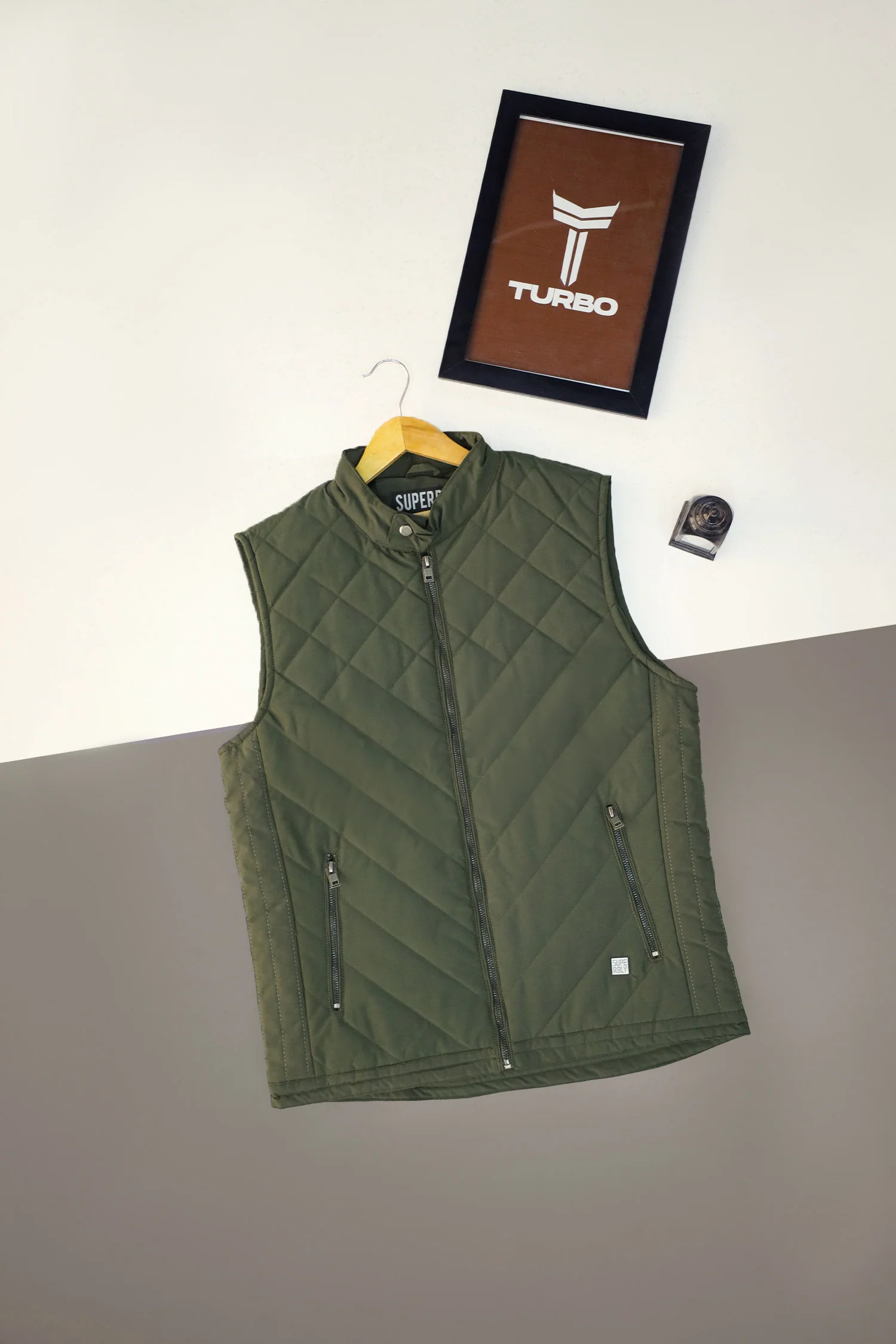 Diamond Quilted Heritage Vest Imported Men's Gilet - Image 9