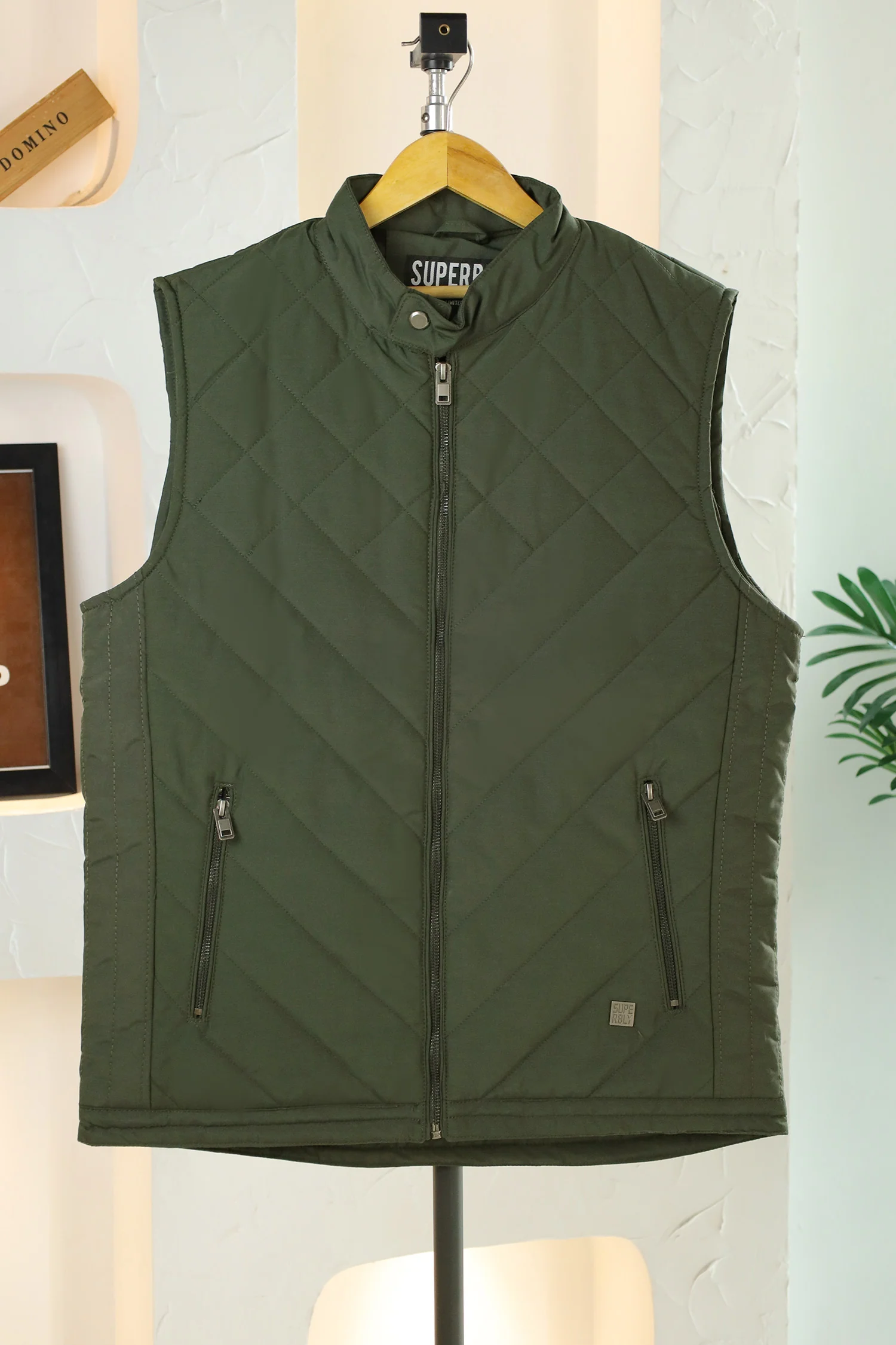 Diamond Quilted Heritage Vest Imported Men's Gilet - Image 10