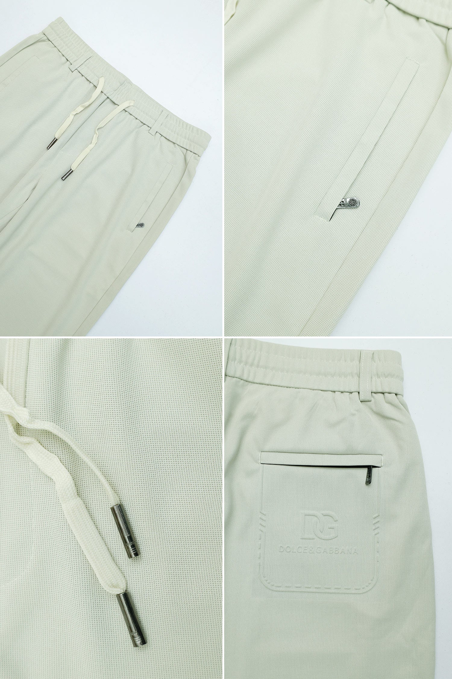 Dlce&Gabna Breathable Straight Fit Imported Slim-Fit Trouser In Beige - Image 4